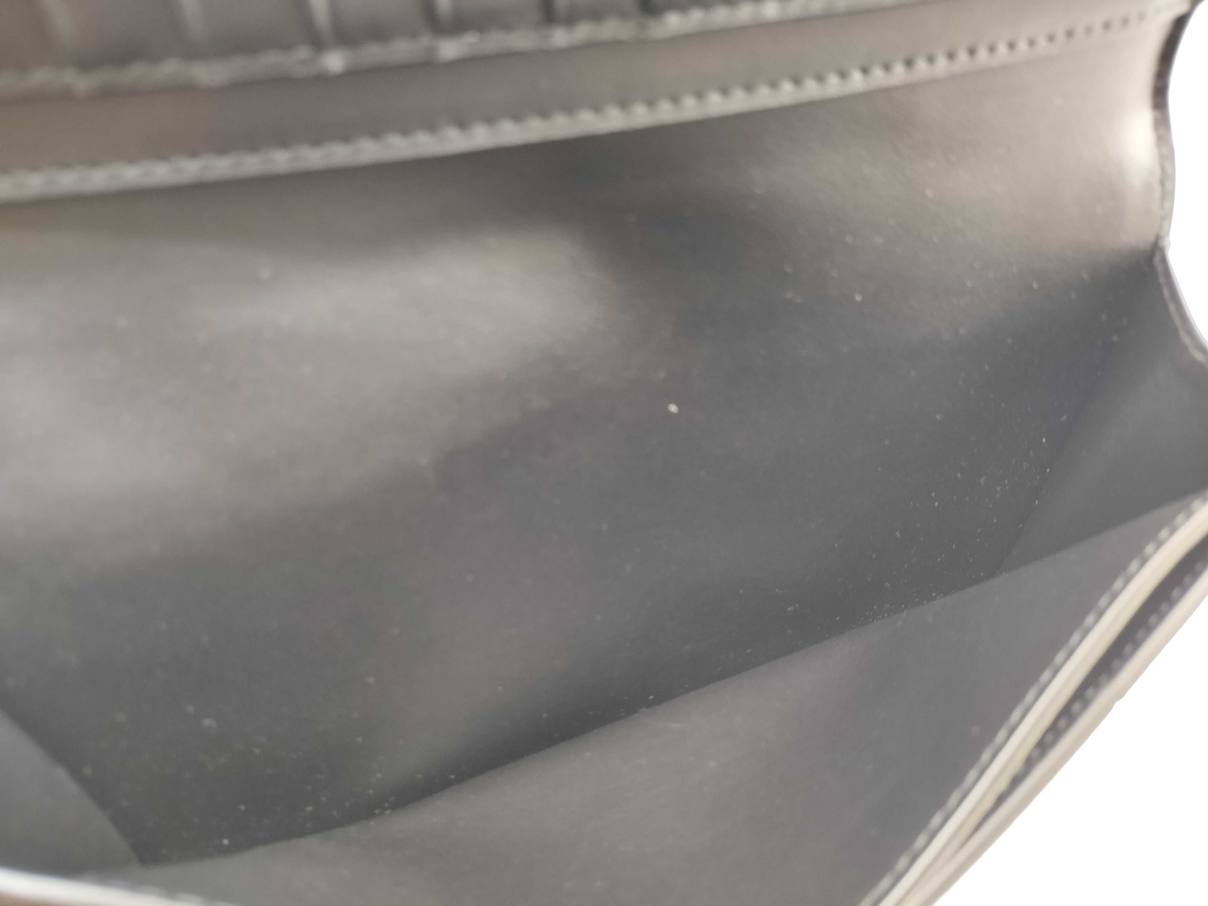 Maxi Intrecciato Black Leather Billfold — view 11