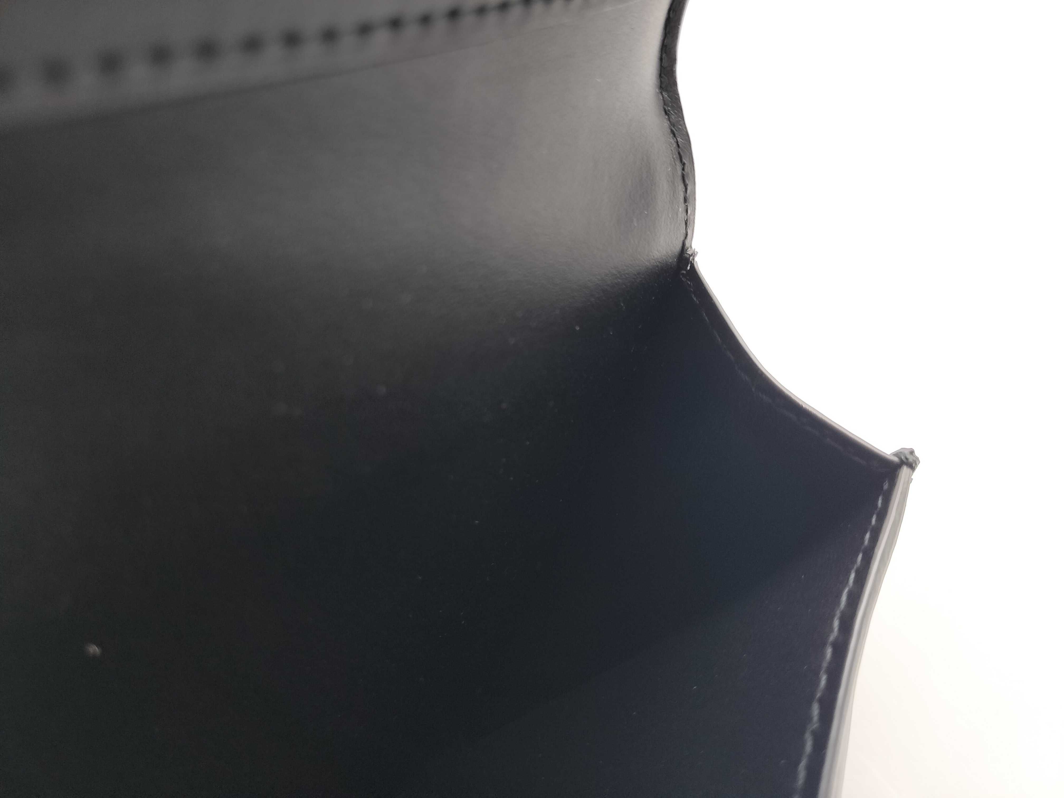 Maxi Intrecciato Black Leather Billfold — view 12