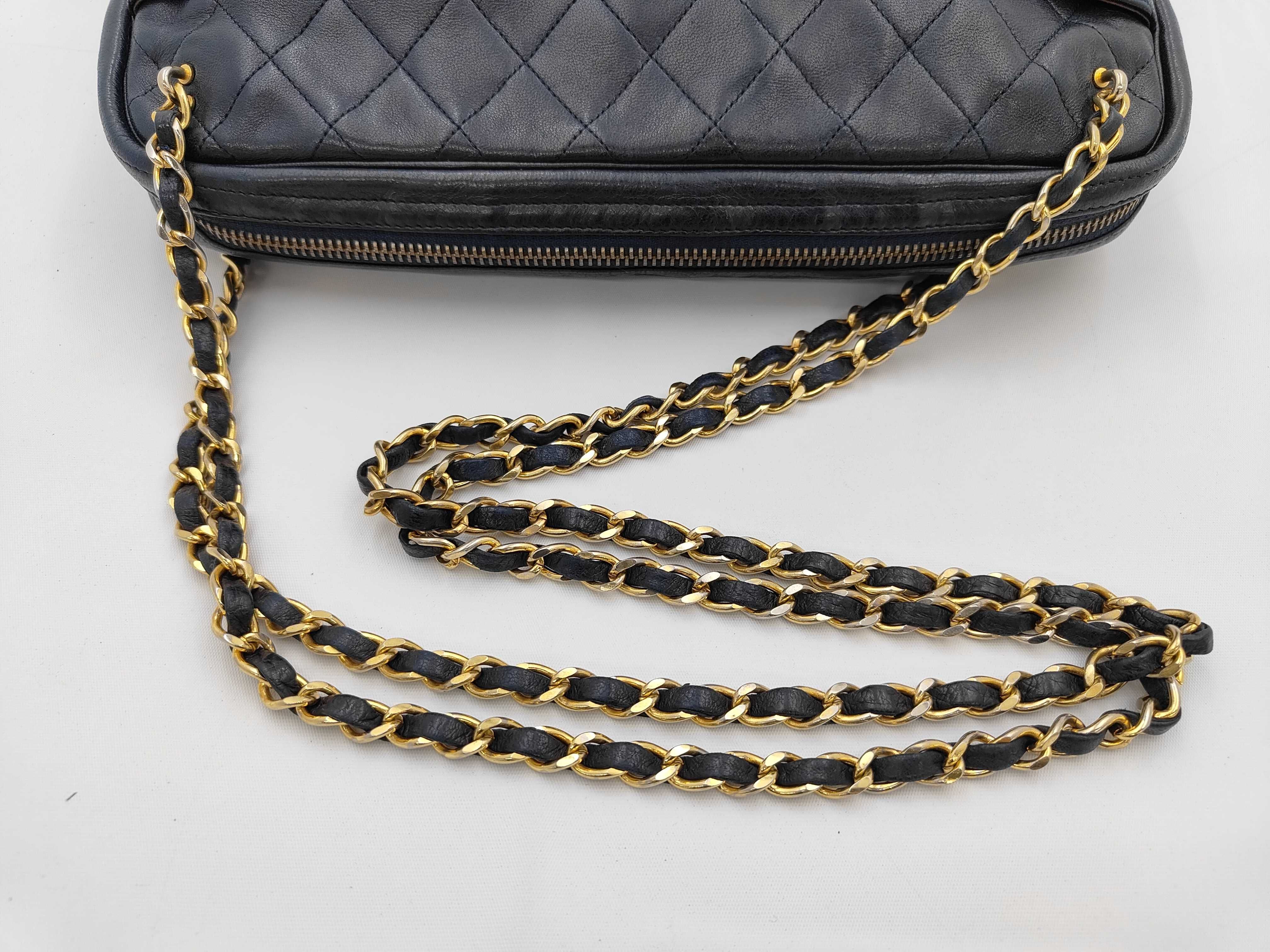 navy shoulder bag — view 3