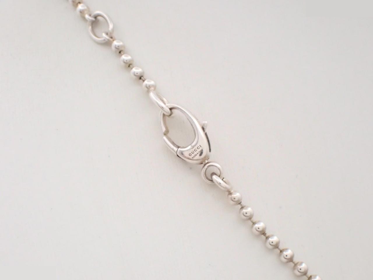 Interlocking G Heart Necklace, 925 sterling silver, 15.0g — view 2