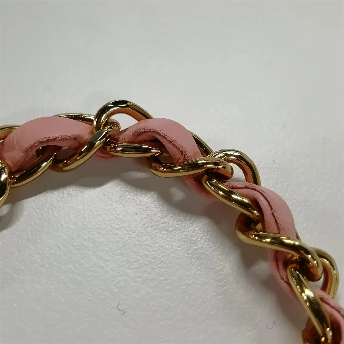 Mini Matelassé 17 Lambskin Single Flap Single Chain Bag, Pink with Gold Hardware, 8820982, Series 8, A01115 — view 14