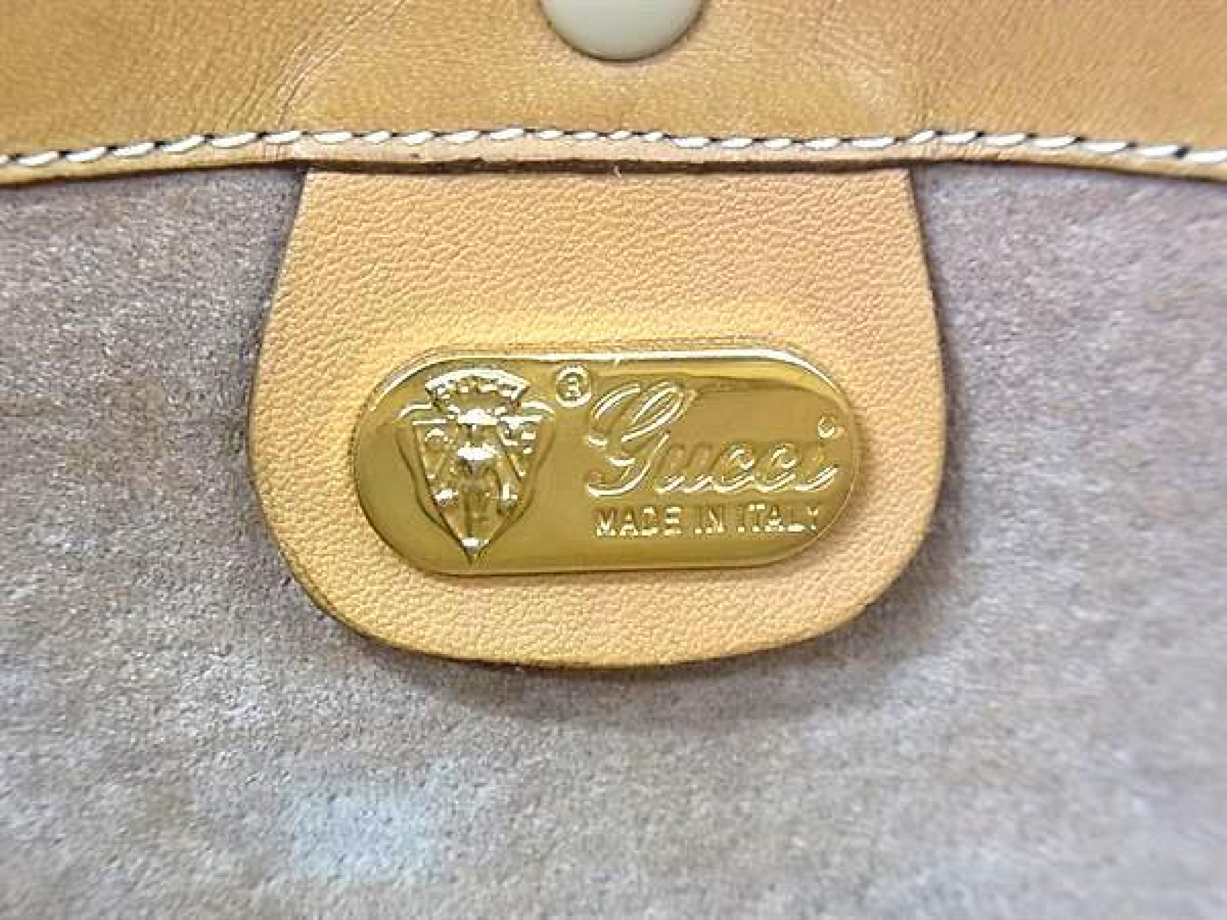 Vintage Micro GG PVC 2-Way Crossbody Shoulder Bag, Brown, FW7359 Handbag — view 6