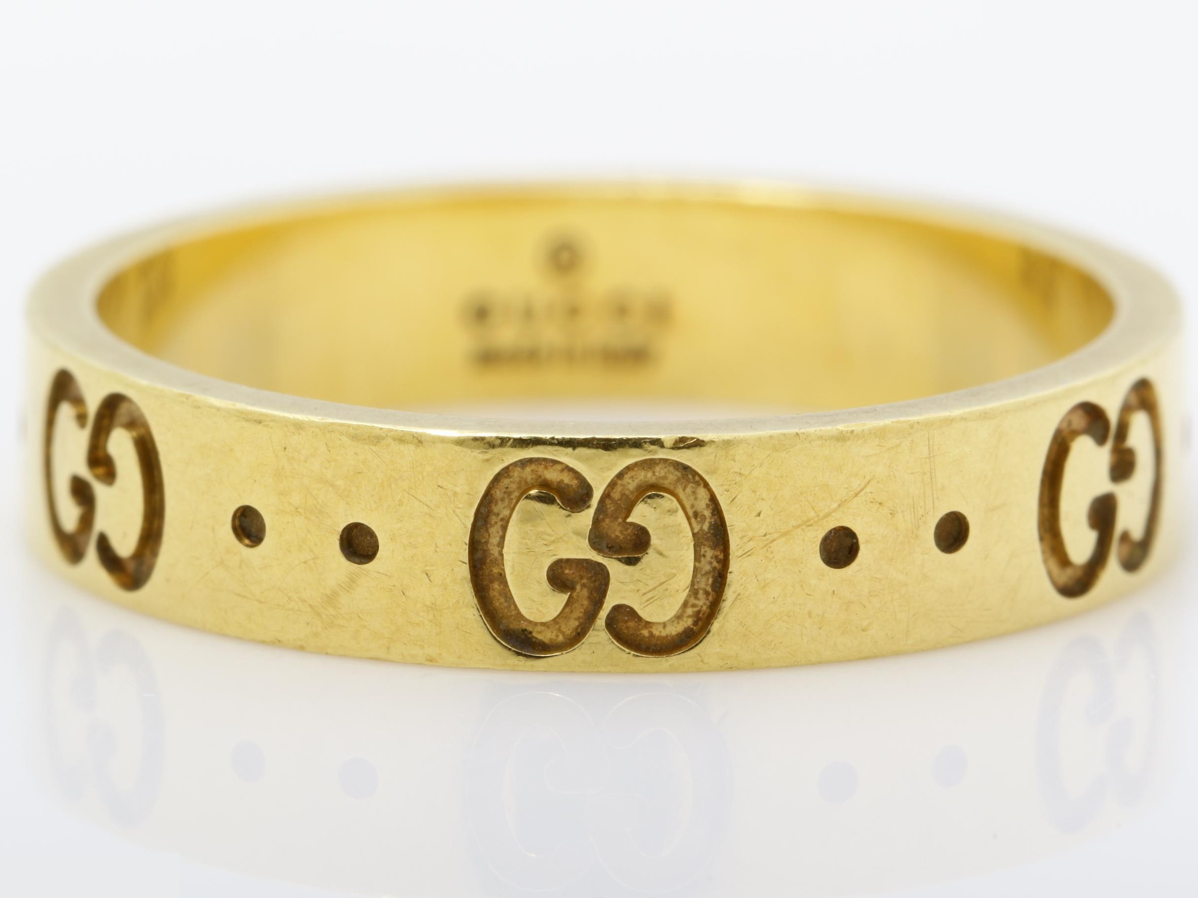Icon ring, 750YG, 4.0g, #13 — view 2