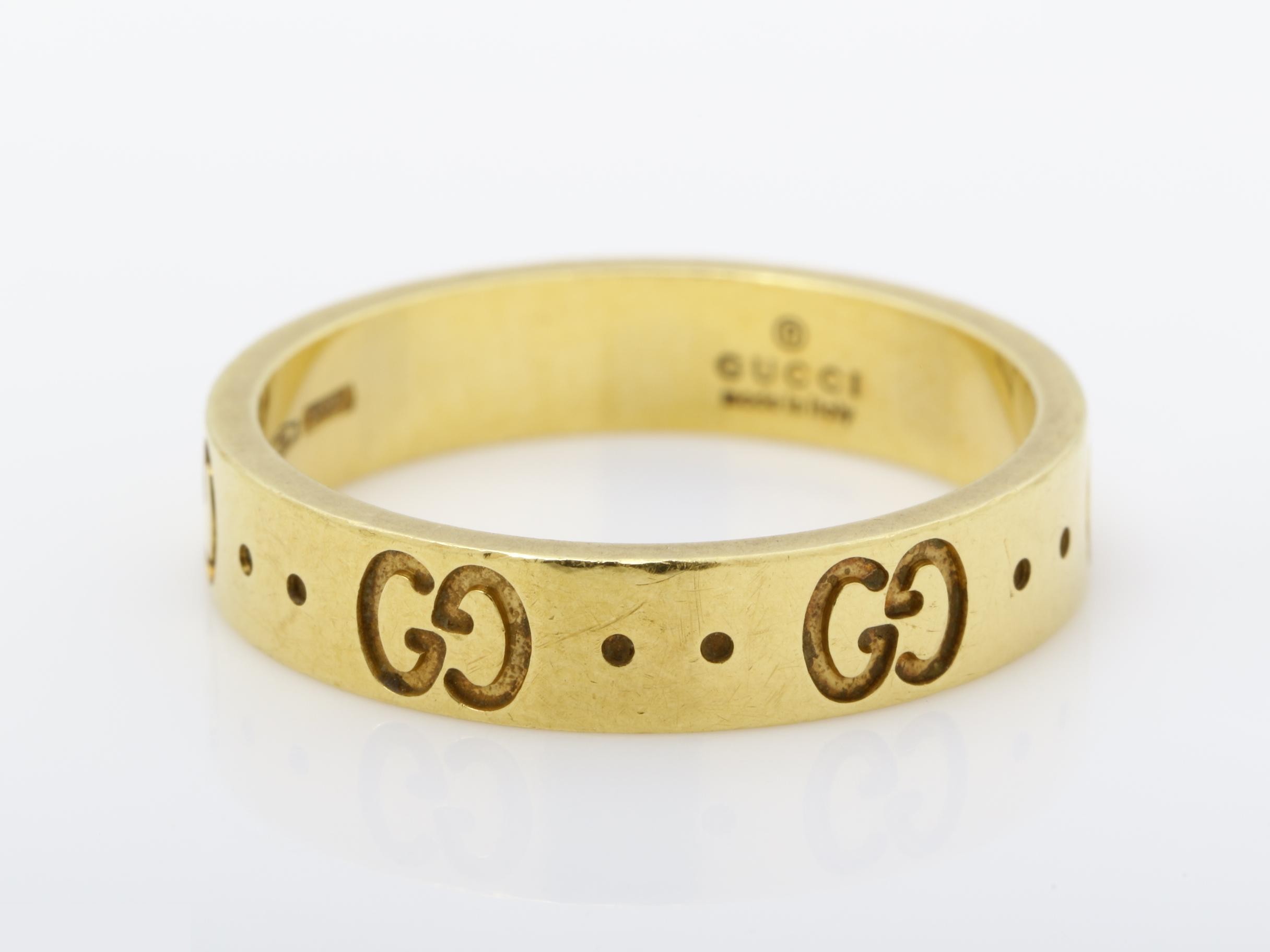 Icon ring, 750YG, 4.0g, #13 — view 3