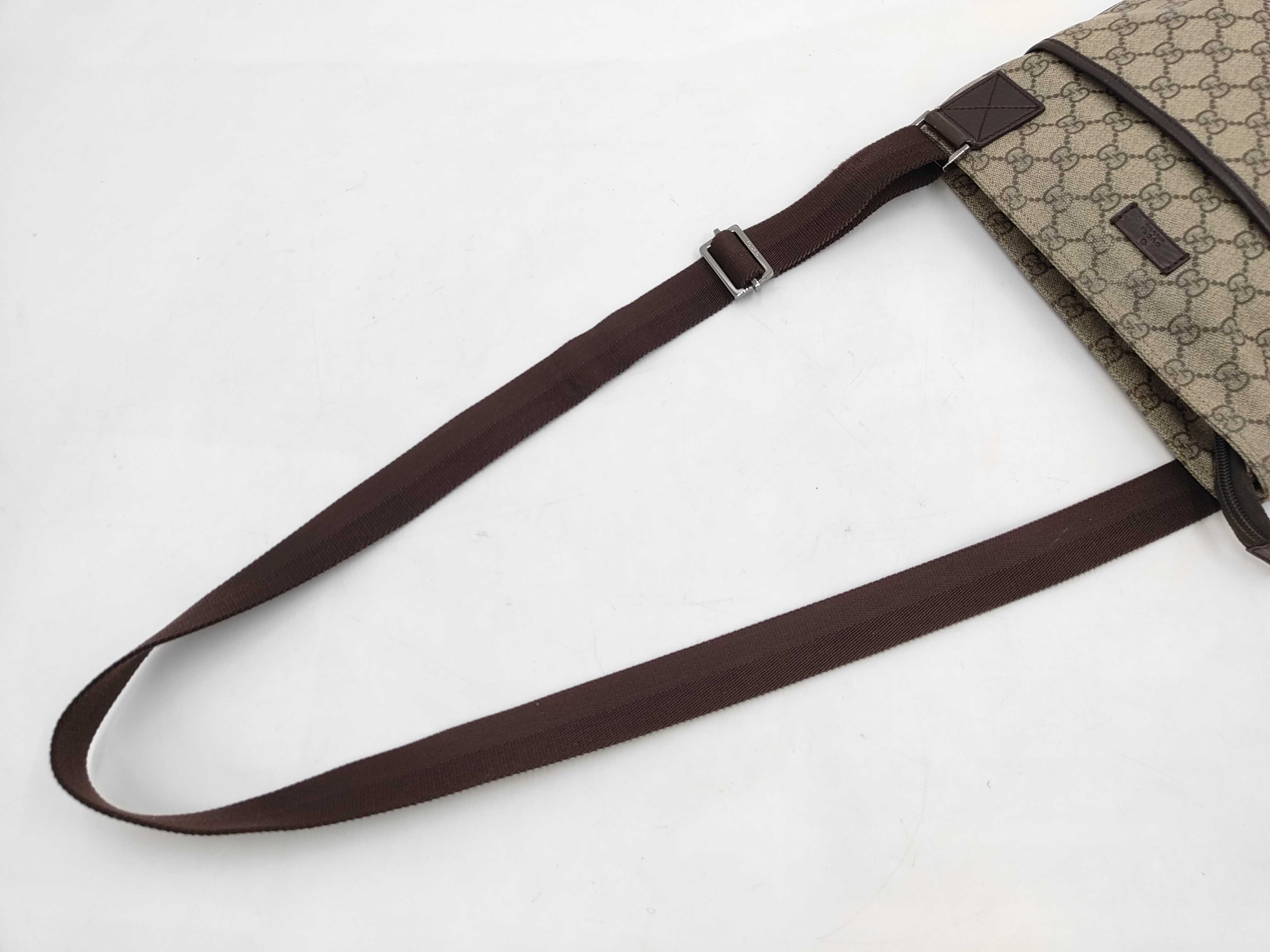 GG Plus Shoulder Bag, PVC, Brown, 141626 — view 6