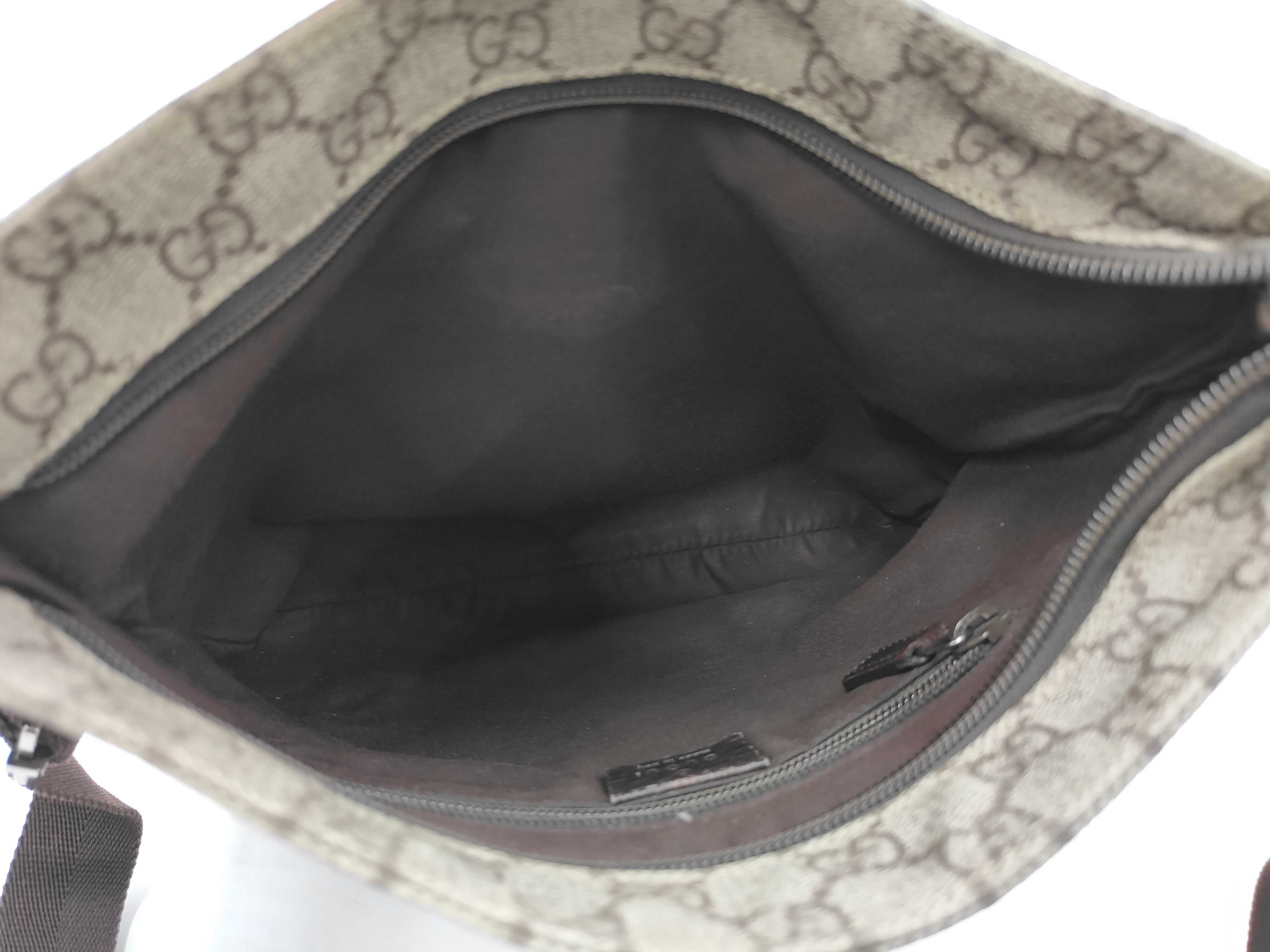 GG Plus Shoulder Bag, PVC, Brown, 141626 — view 10