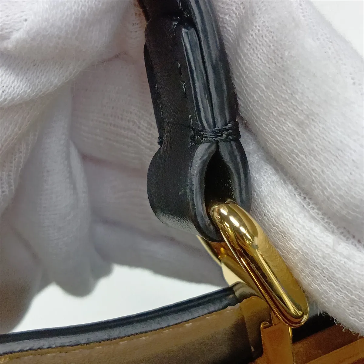 Peekaboo I.U Small 8BN327 Leather 2-Way Handbag, Black — view 12