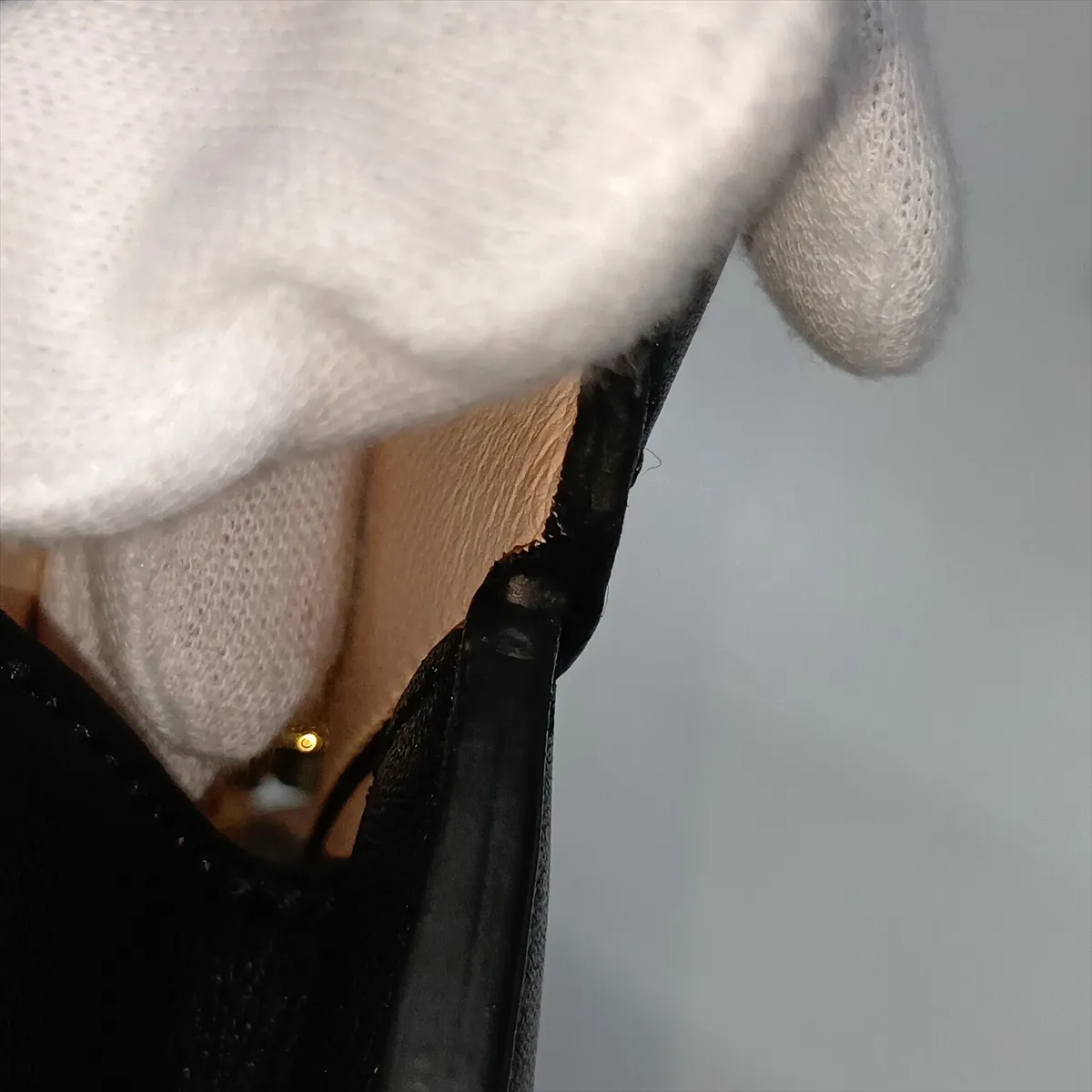 Peekaboo I.U Small 8BN327 Leather 2-Way Handbag, Black — view 15