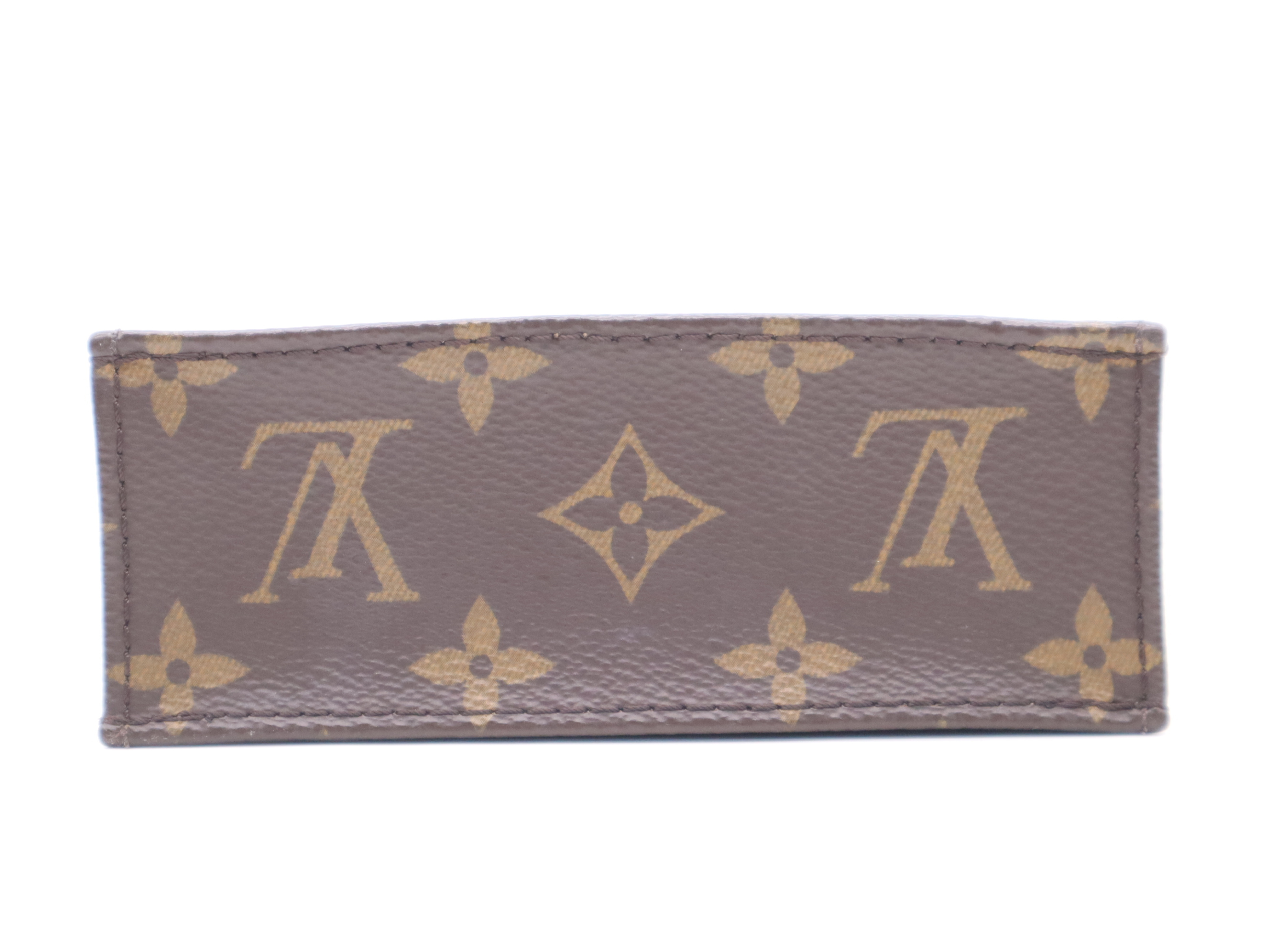 M69442 Monogram Petite Sac Plat Handbag with Shoulder Strap — view 4