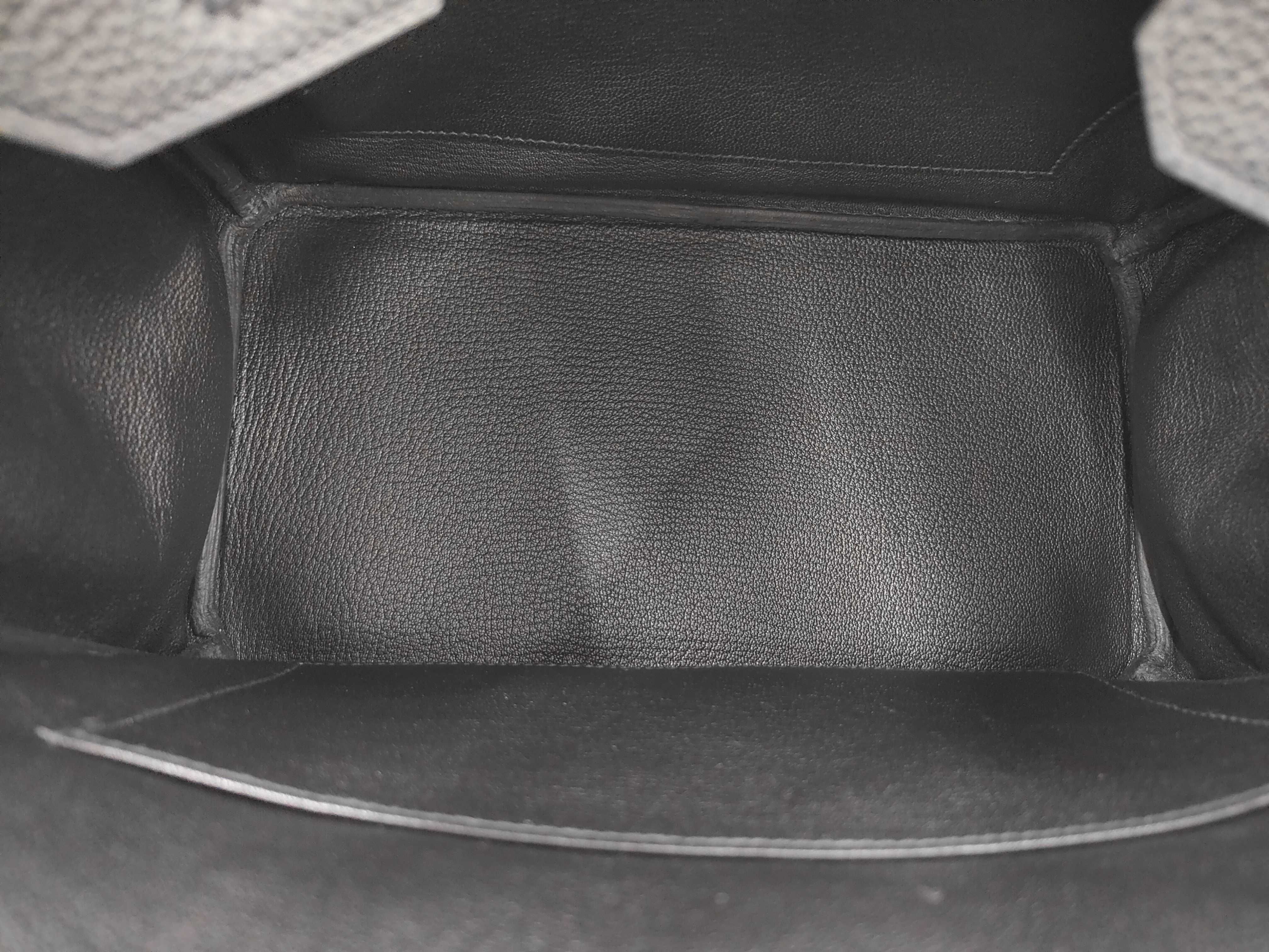 Birkin 30 Black Togo Leather, Silver Hardware, G Stamp Handbag — view 10