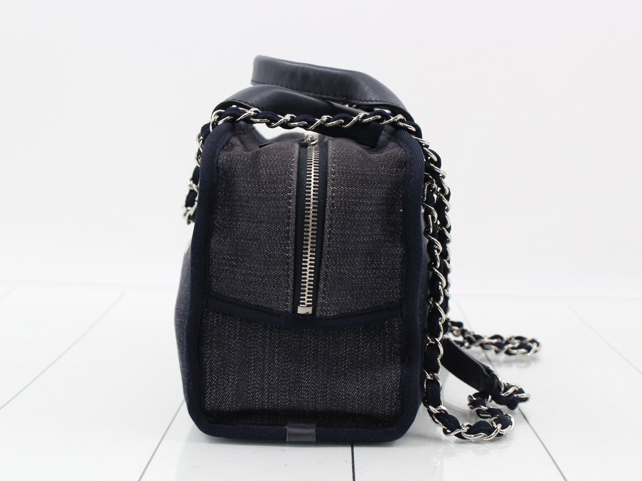 Deauville 2-Way Chain Shoulder Bag (Bowling Bag) — view 3