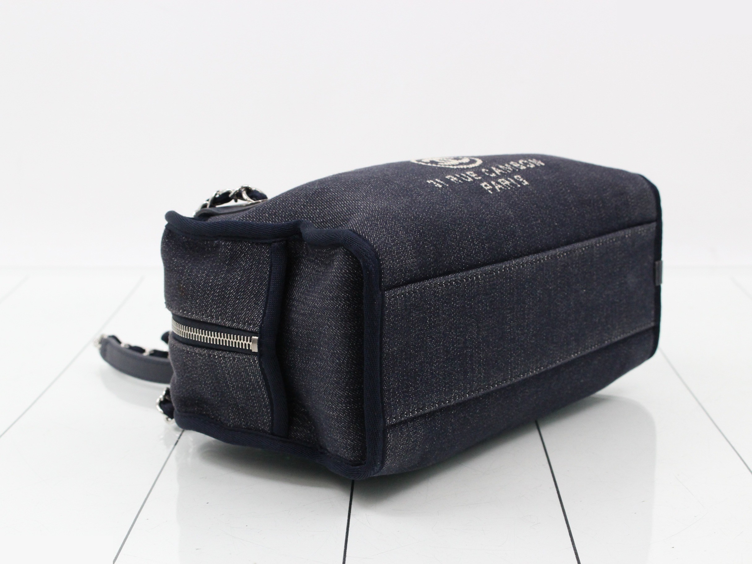 Deauville 2-Way Chain Shoulder Bag (Bowling Bag) — view 5