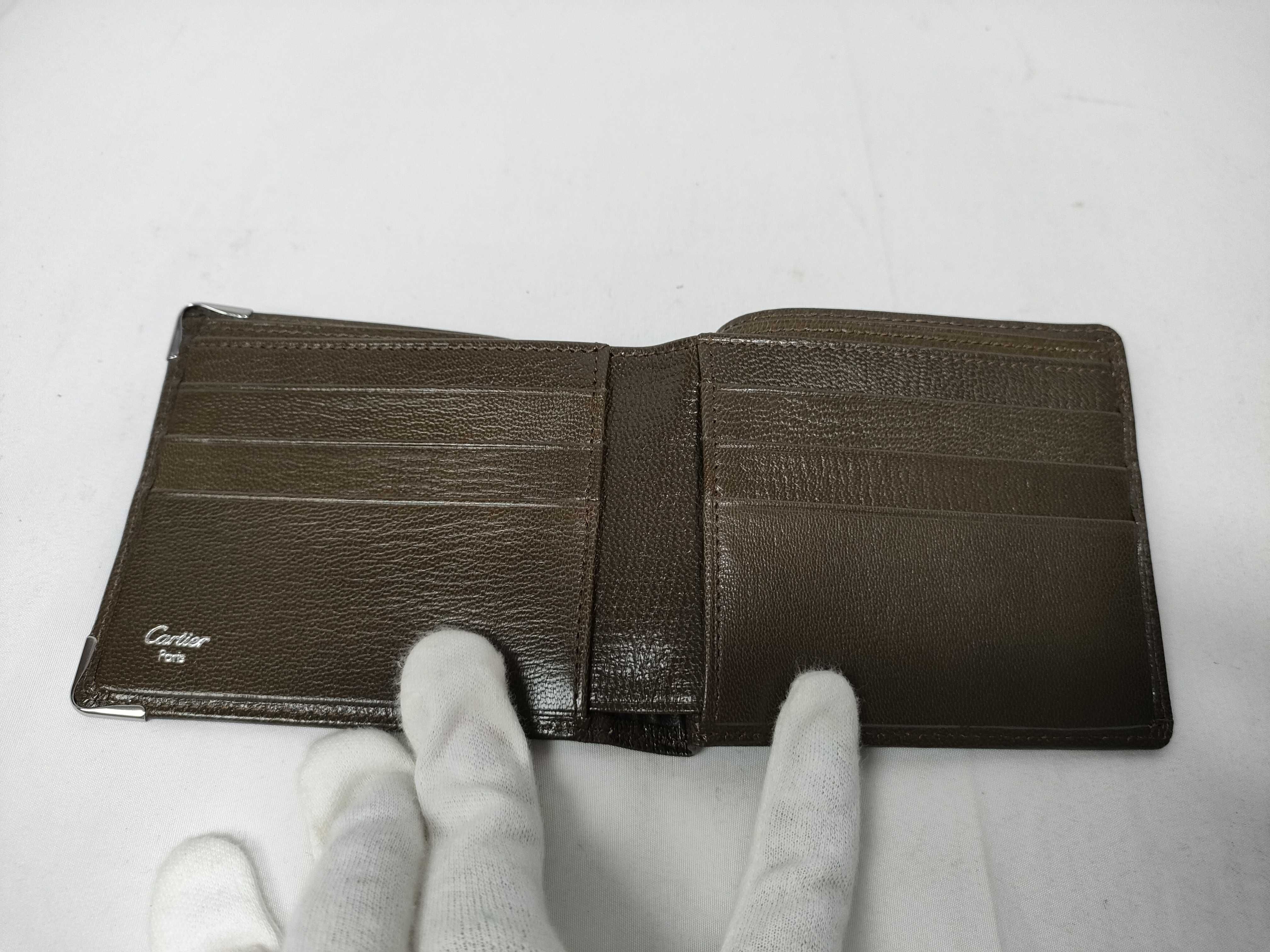 bi-fold wallet, khaki. — view 8