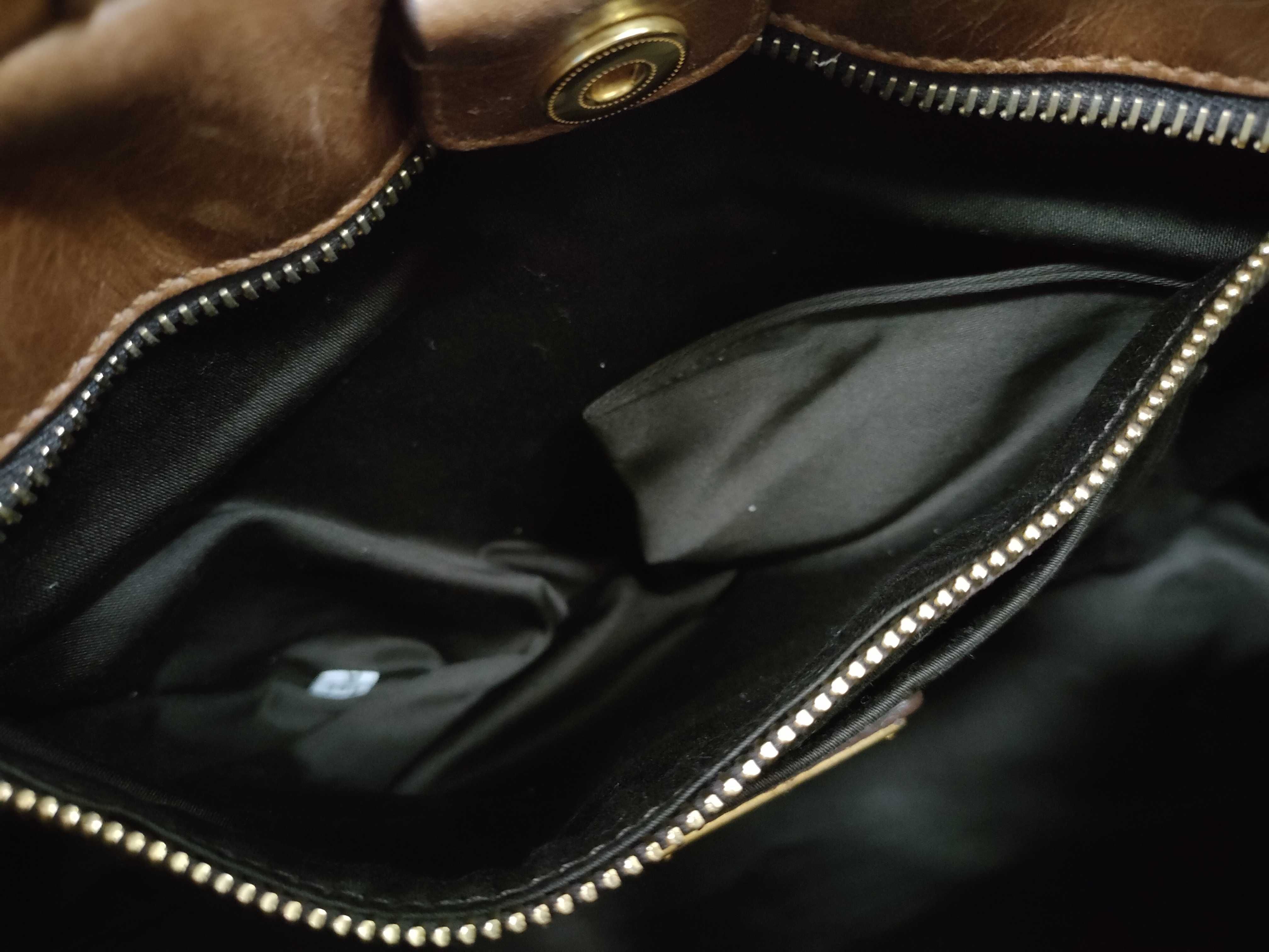 Vitello 2-Way Handbag, Brown — view 11