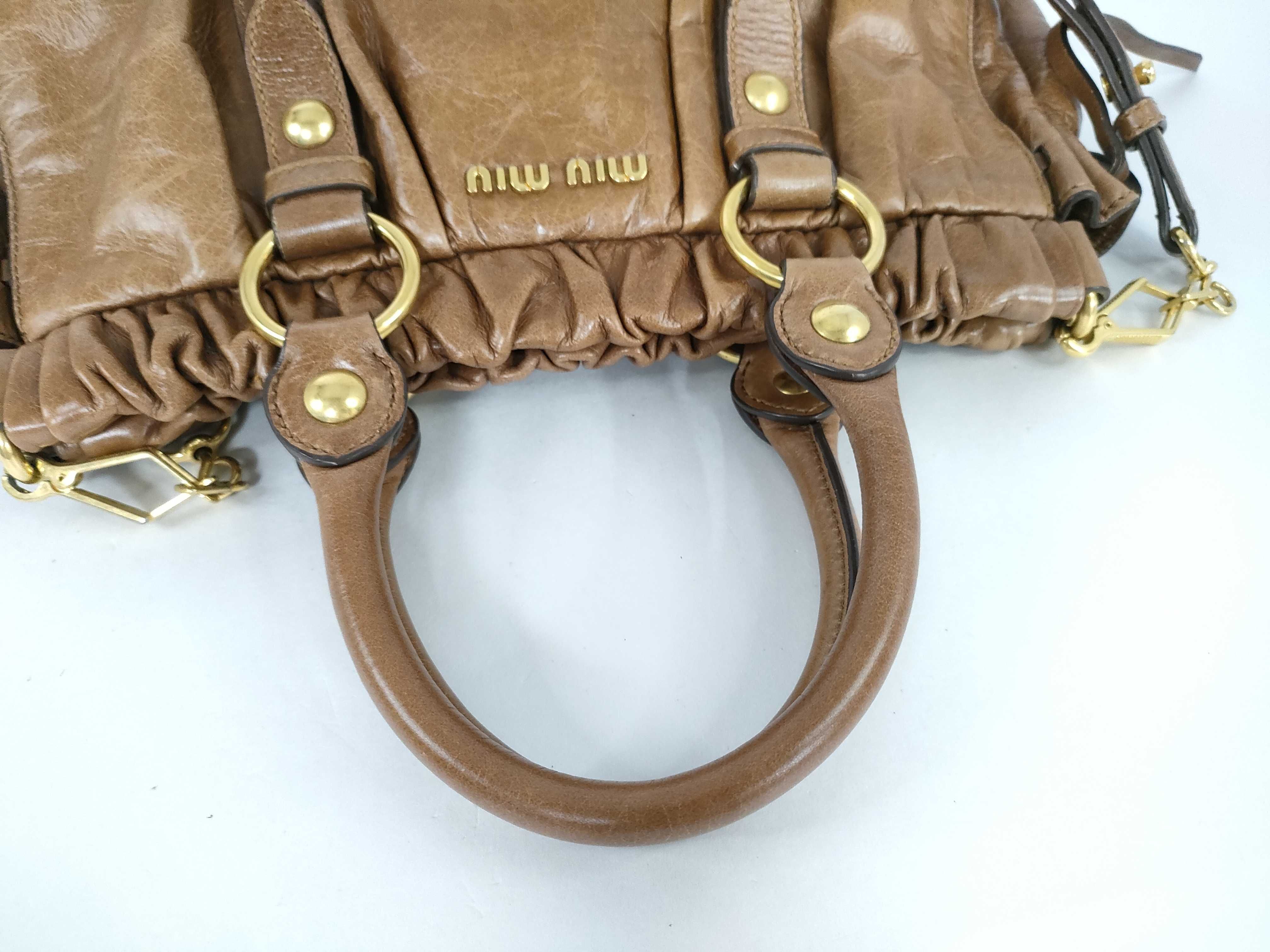 Vitello 2-Way Handbag, Brown — view 3