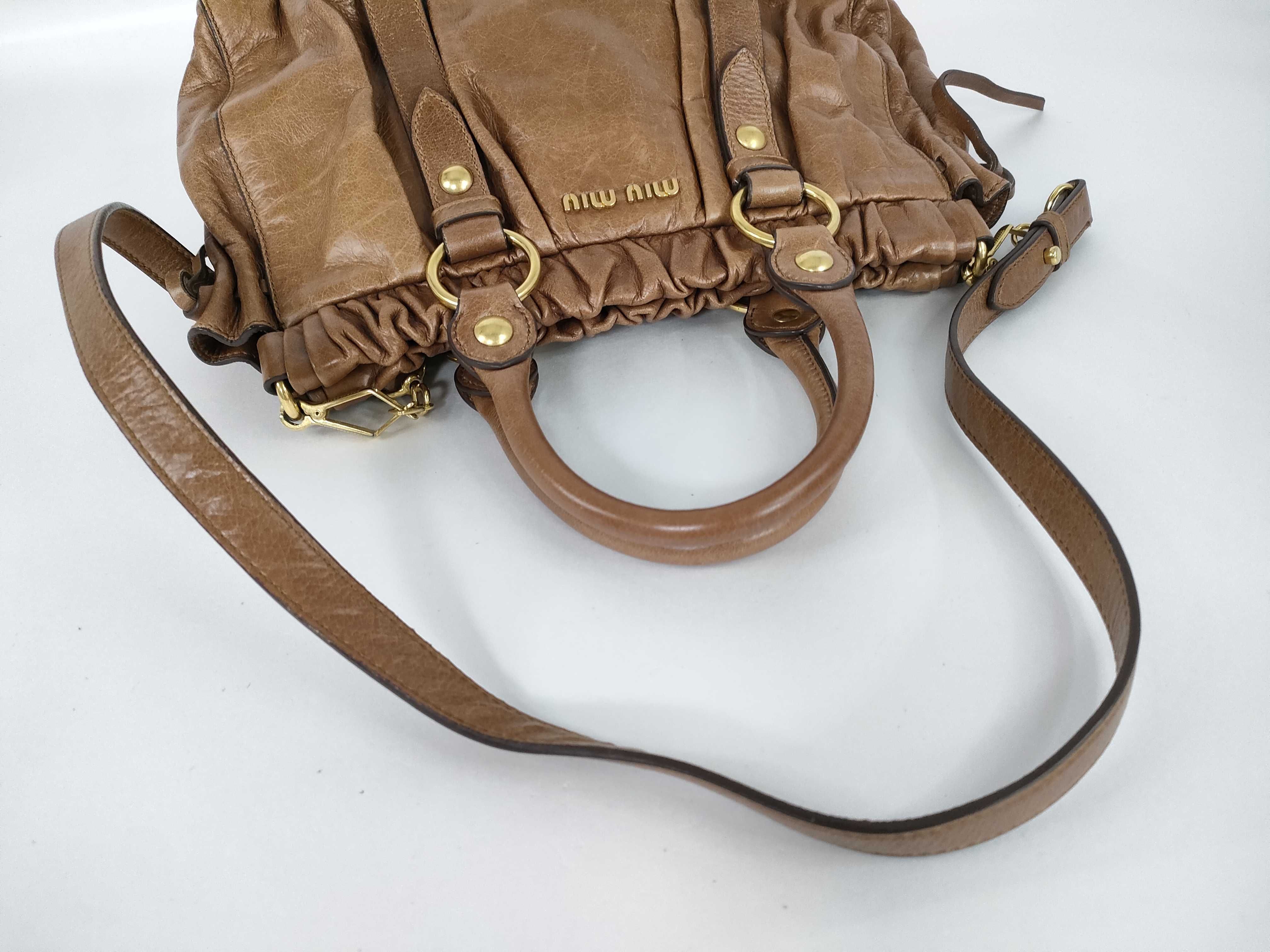 Vitello 2-Way Handbag, Brown — view 6
