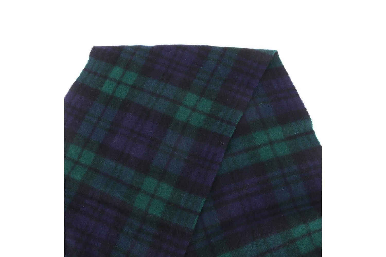 100% Cashmere Check Pattern Scarf — view 5