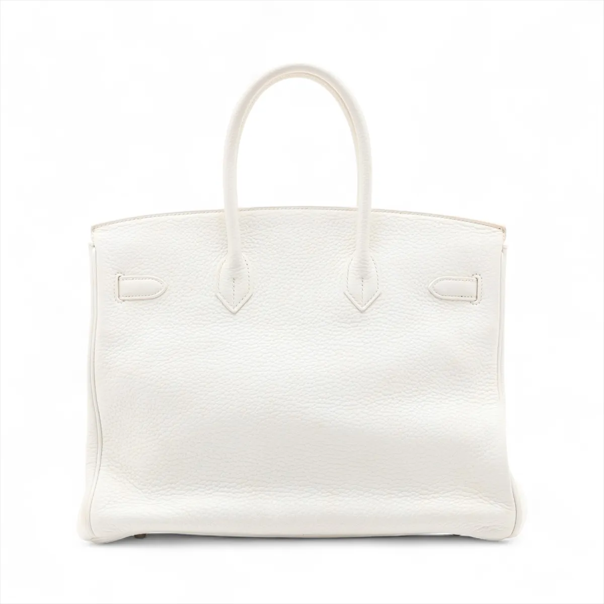 [Individually packaged] Hermes Birkin 35 Letournée Taurillon Clemence White Silver Hardware N:2010 — view 2