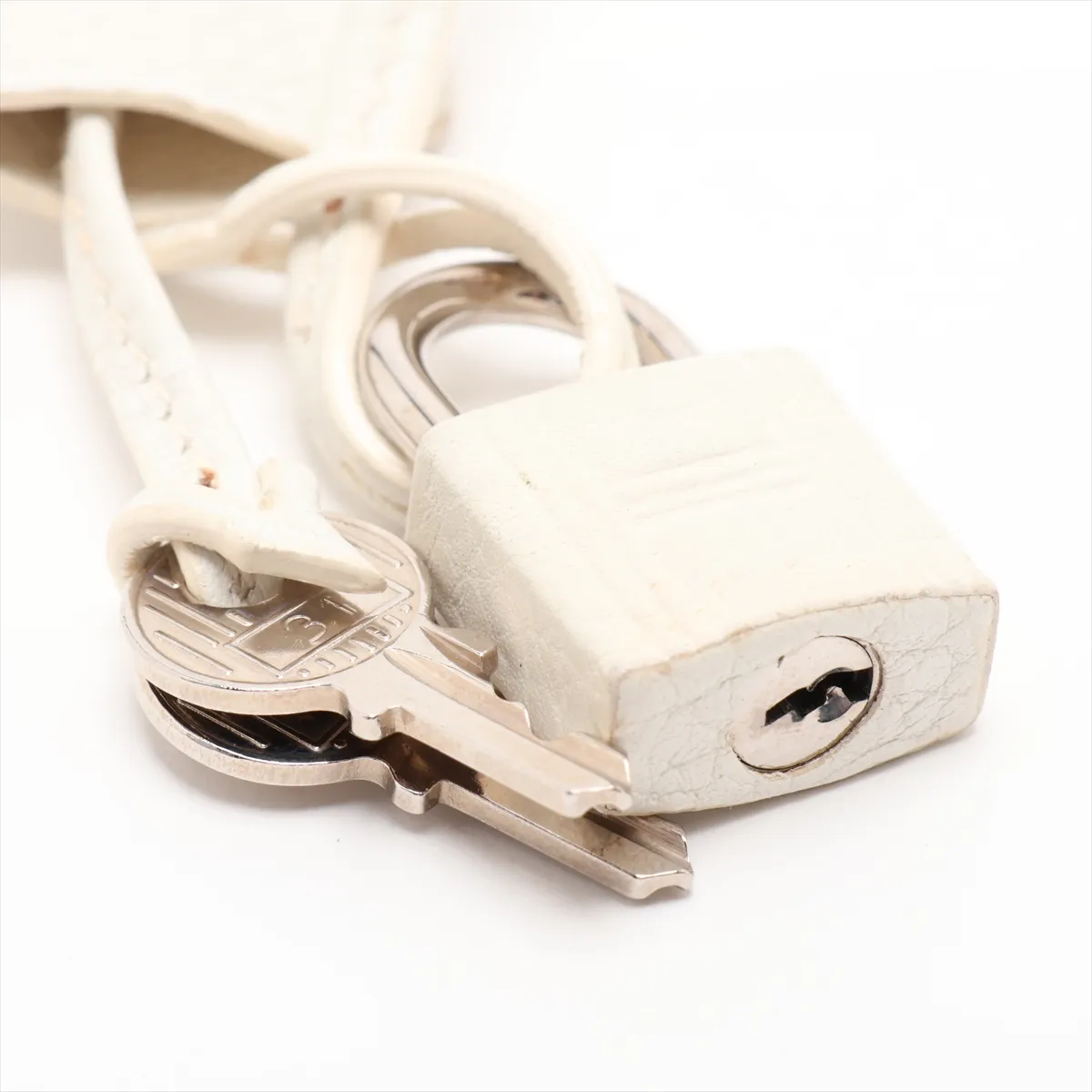 [Individually packaged] Hermes Birkin 35 Letournée Taurillon Clemence White Silver Hardware N:2010 — view 11