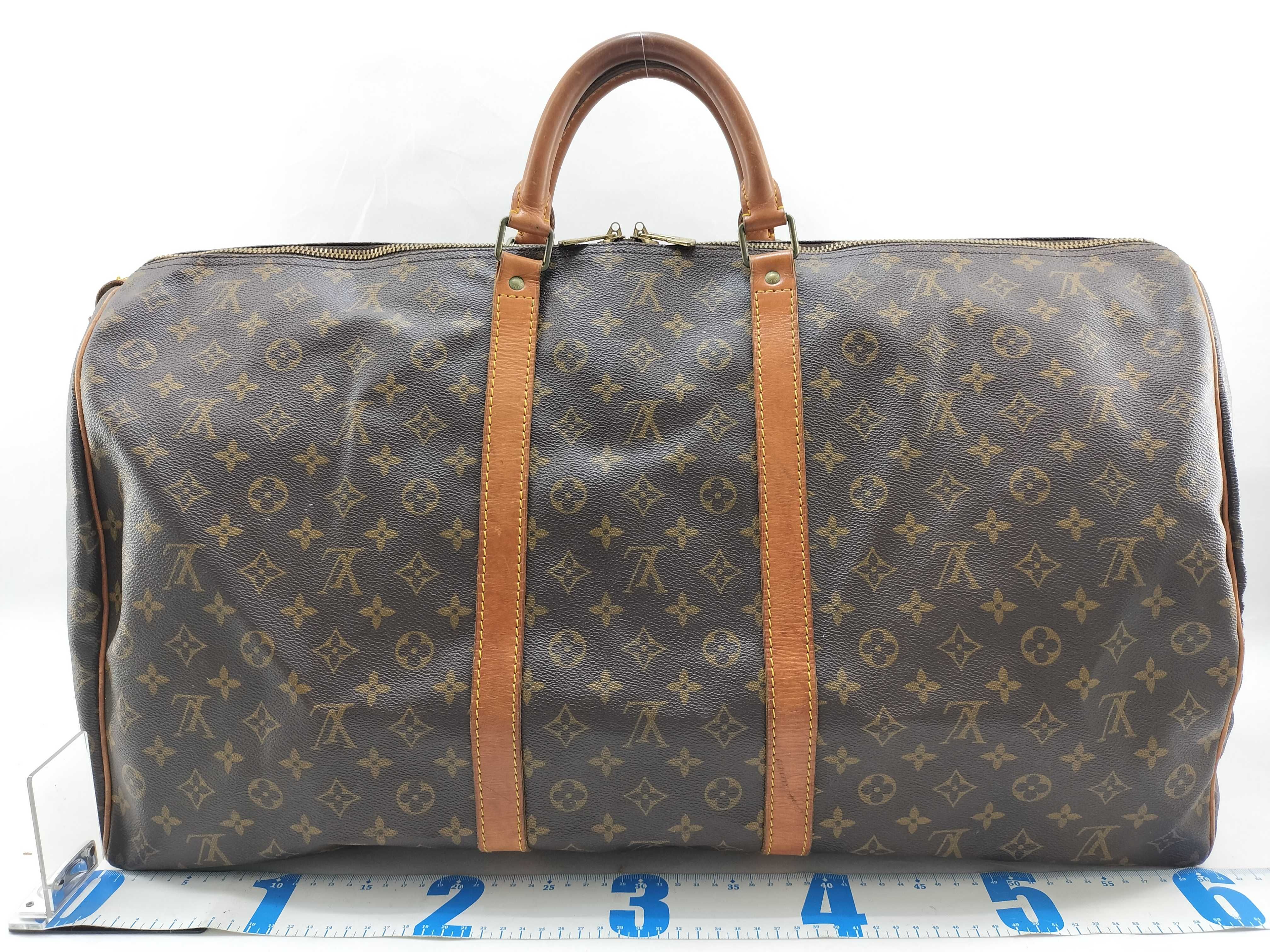 Monogram LV Boston Bag Keepall 60 M41422 Monogram Brown MI898 Boston Bag — view 2