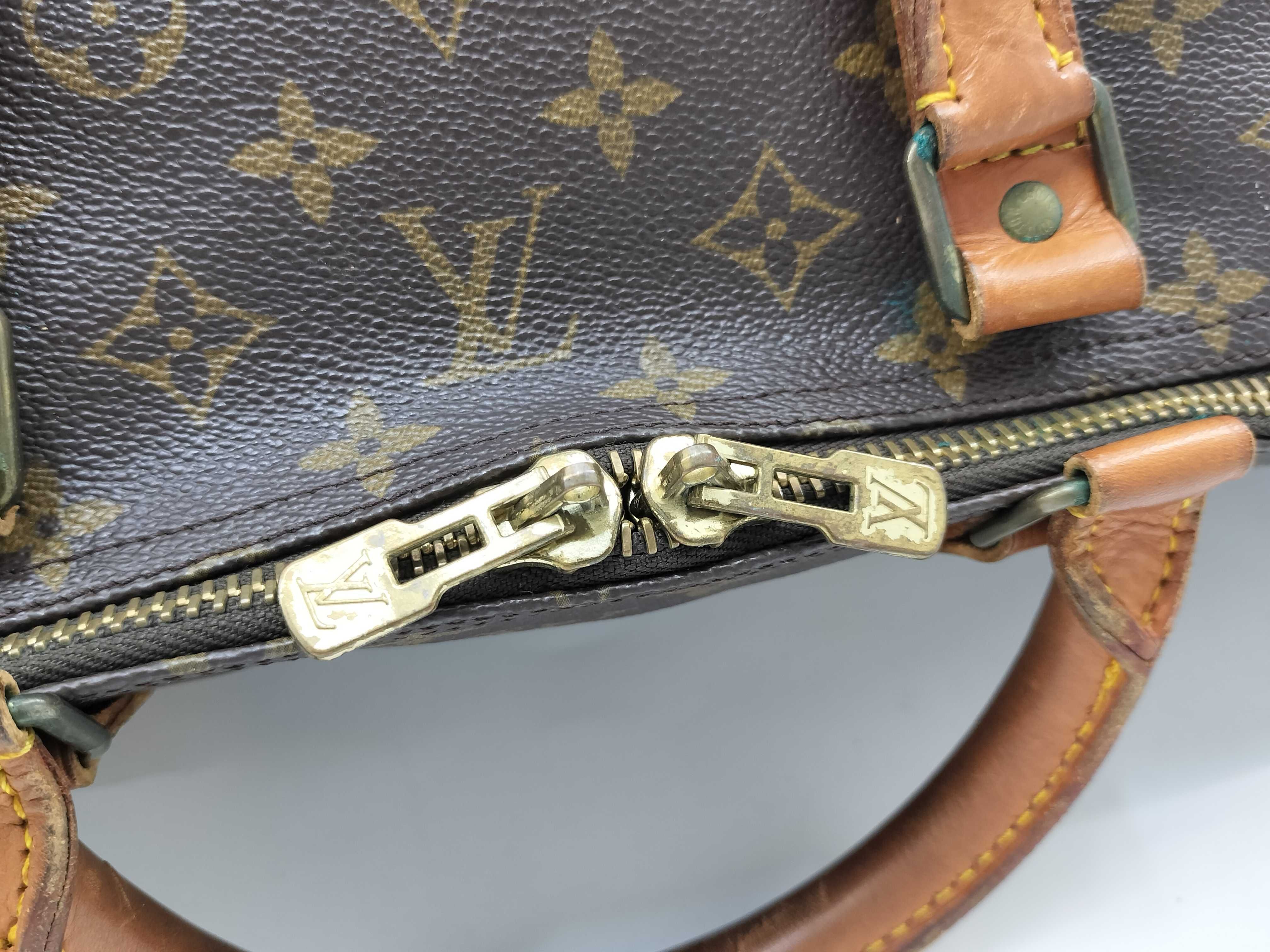 Monogram LV Boston Bag Keepall 60 M41422 Monogram Brown MI898 Boston Bag — view 11
