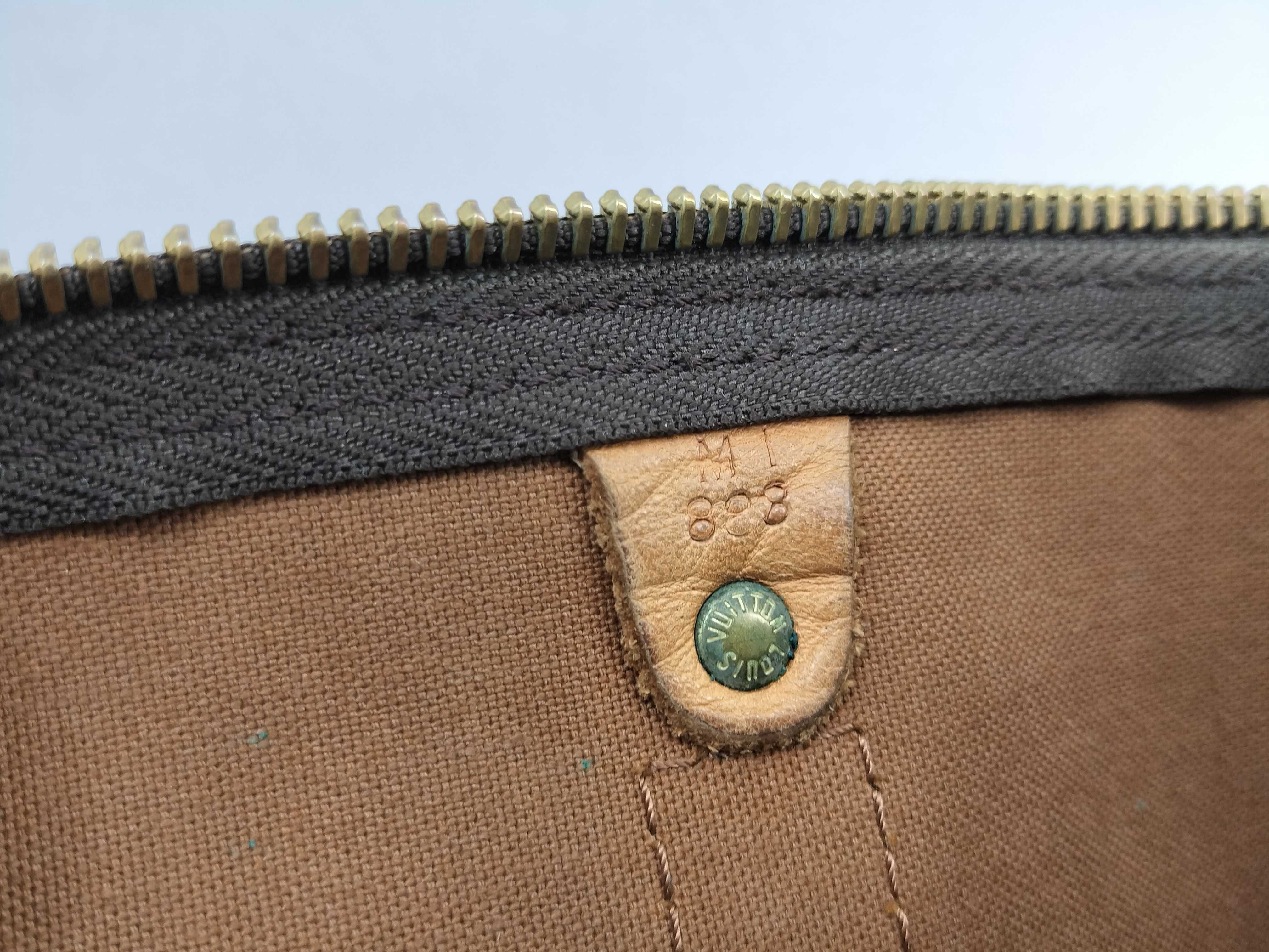Monogram LV Boston Bag Keepall 60 M41422 Monogram Brown MI898 Boston Bag — view 14