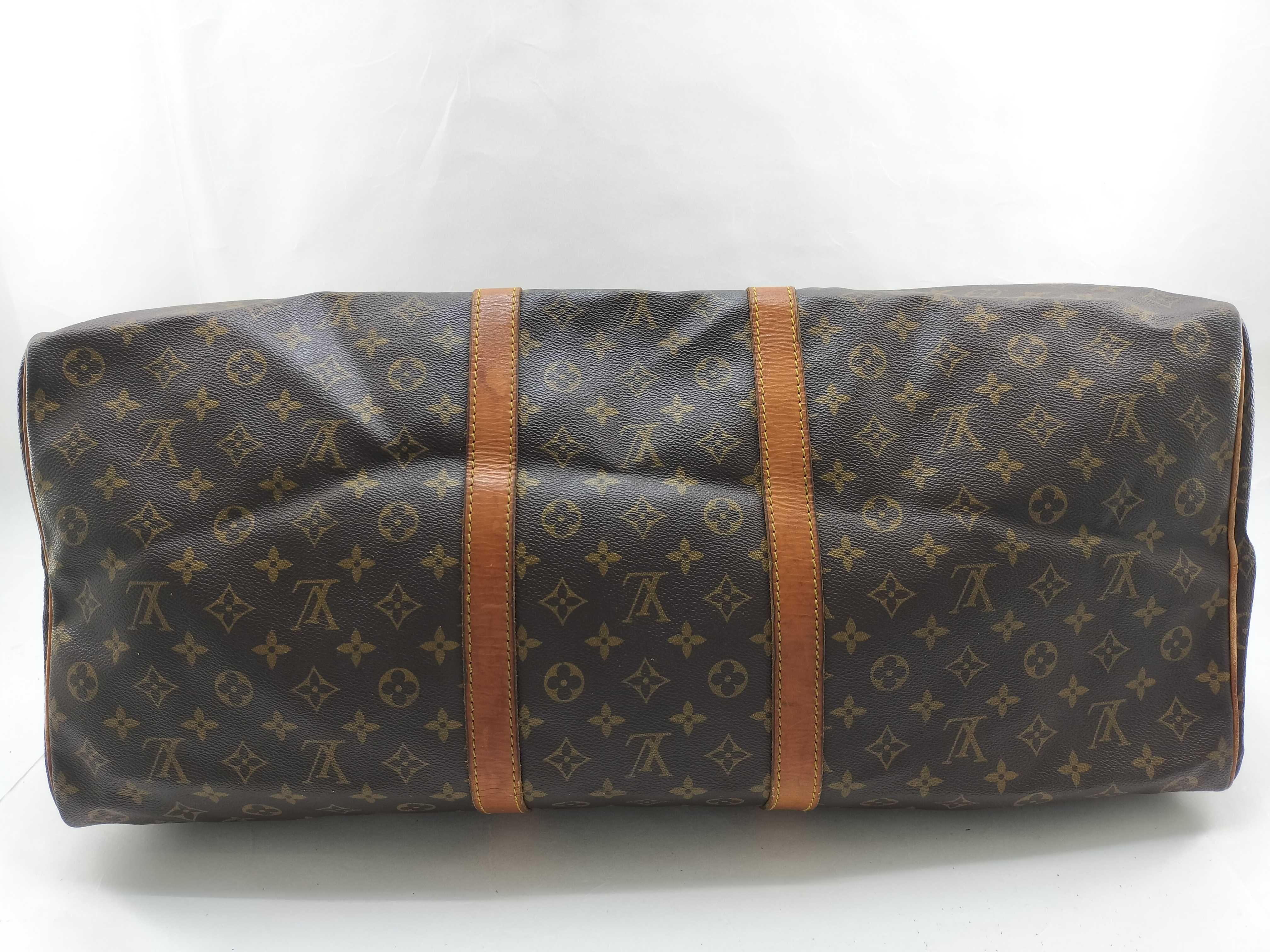 Monogram LV Boston Bag Keepall 60 M41422 Monogram Brown MI898 Boston Bag — view 8