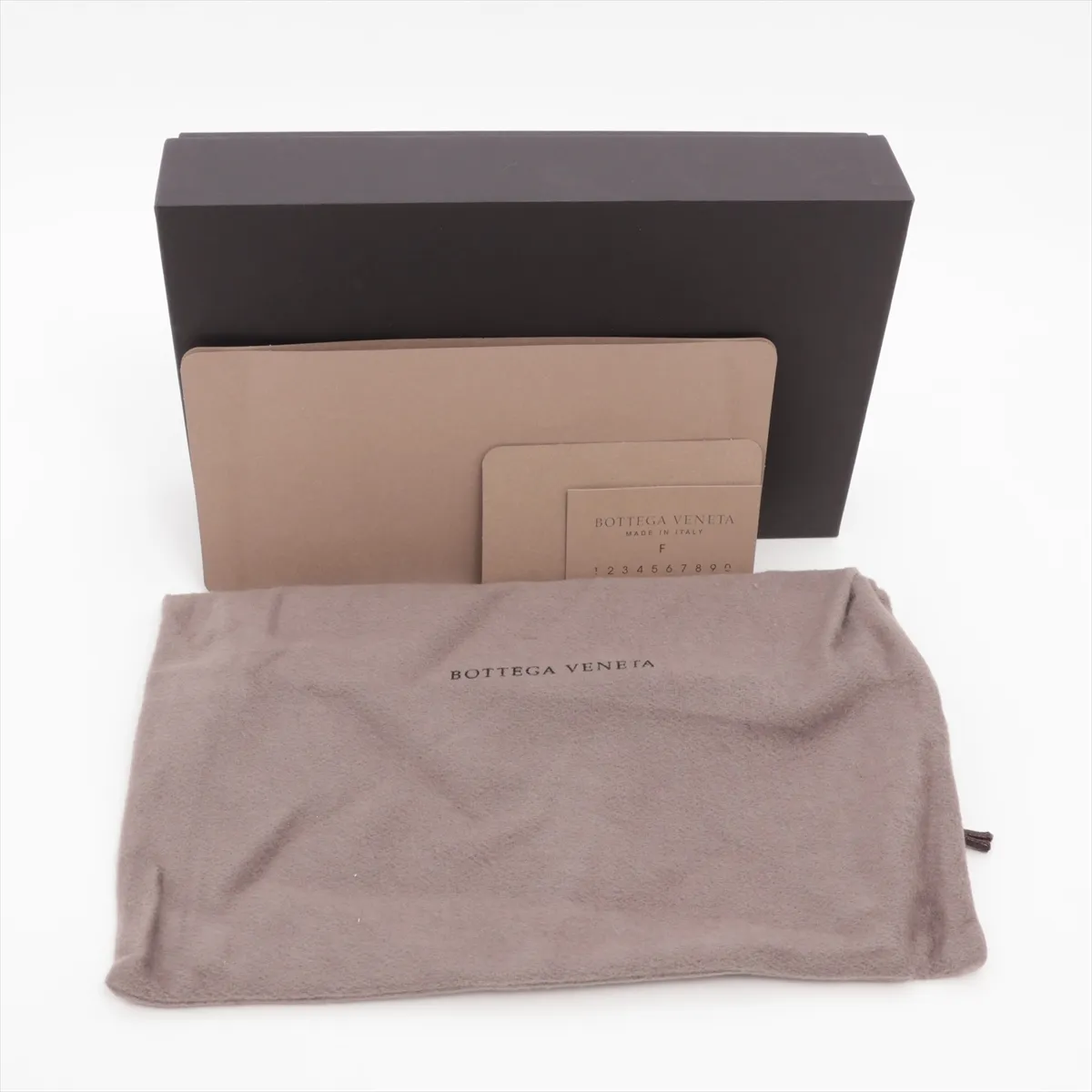 Leather Long Wallet, Black — view 9