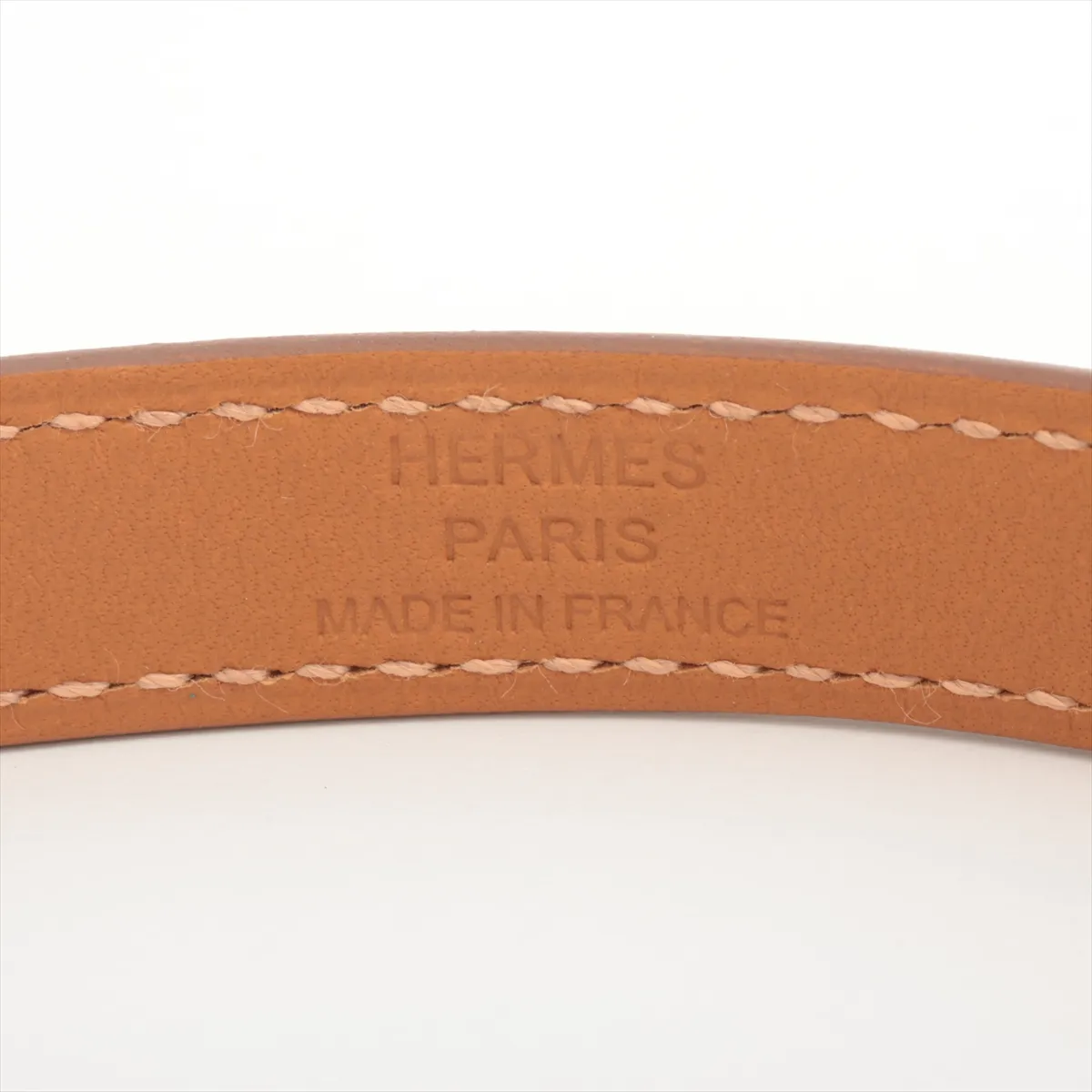 Kelly Bracelet Double Tour U:2022 Bracelet T3 GP x Leather Ivory x Gold — view 6