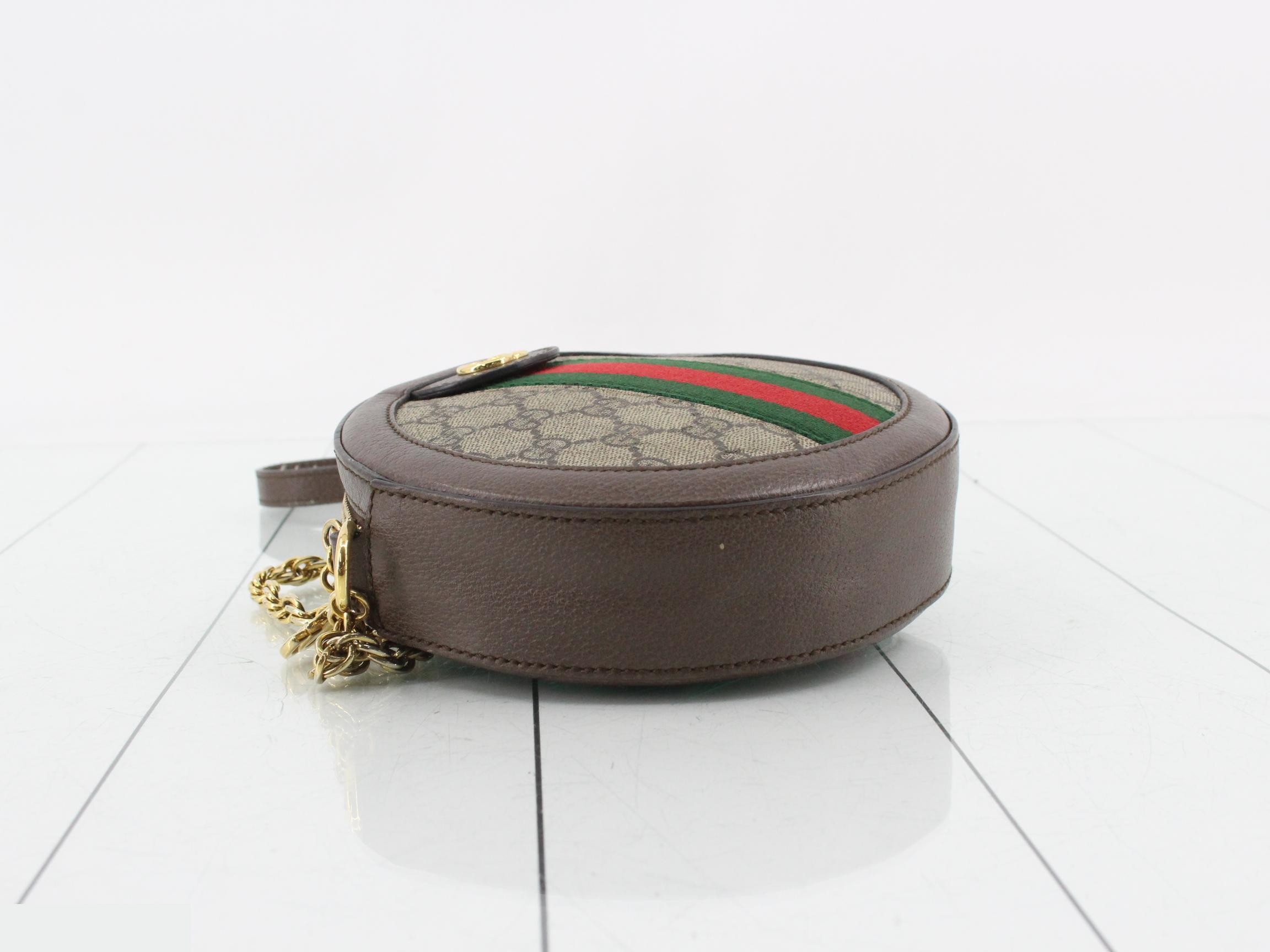 GG Supreme Ophidia Round Chain Shoulder Bag — view 5