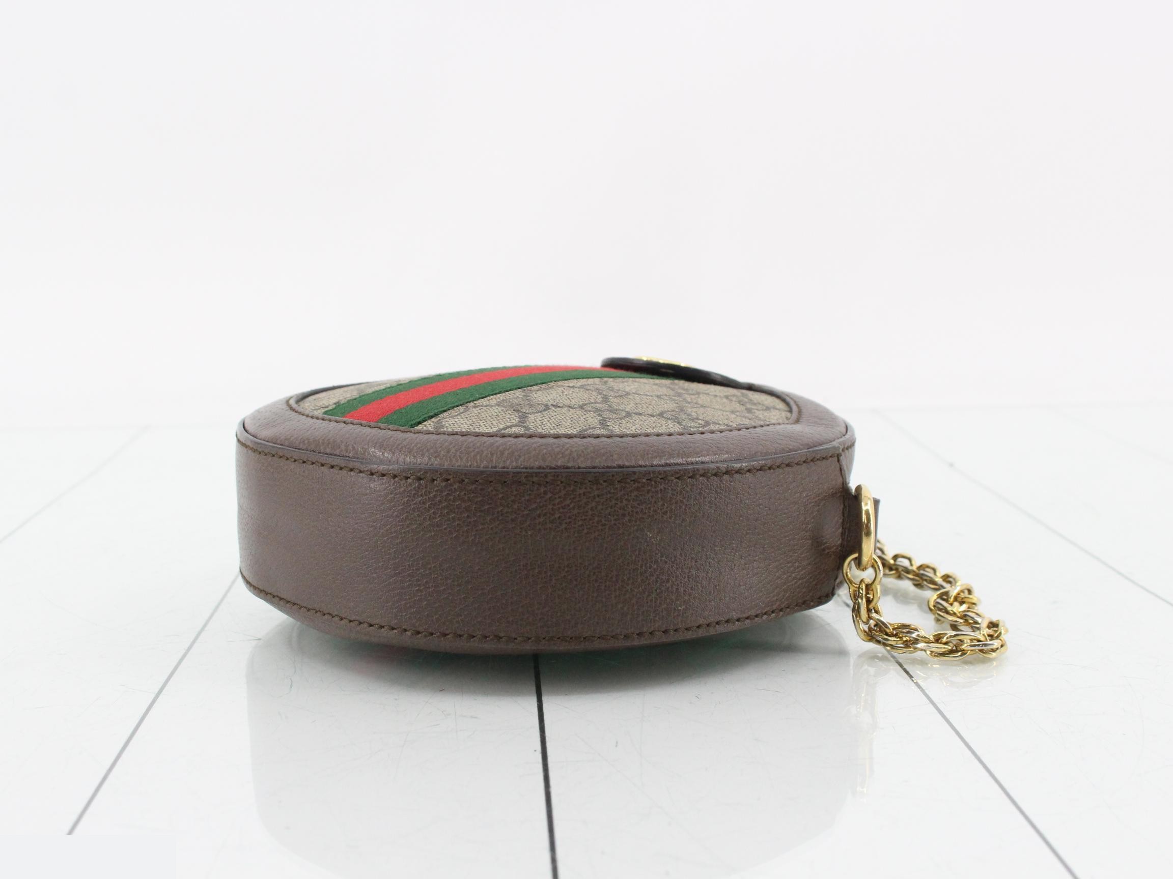 GG Supreme Ophidia Round Chain Shoulder Bag — view 6