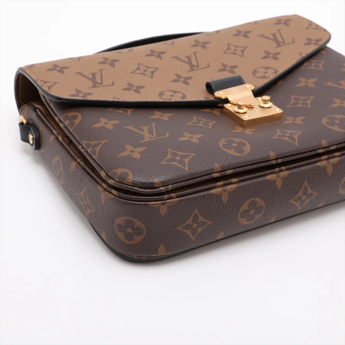 Monogram Reverse Pochette Métis MM M44876 Brown (RFID detected) — view 4