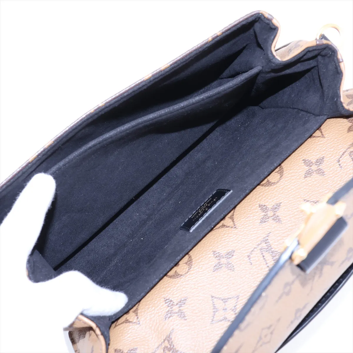 Monogram Reverse Pochette Métis MM M44876 Brown (RFID detected) — view 8