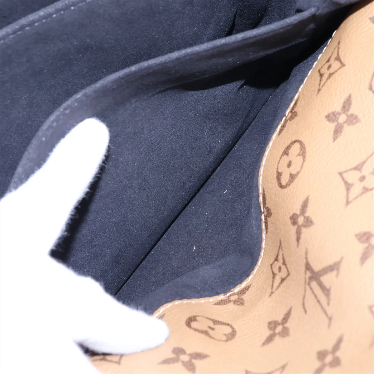 Monogram Reverse Pochette Métis MM M44876 Brown (RFID detected) — view 10