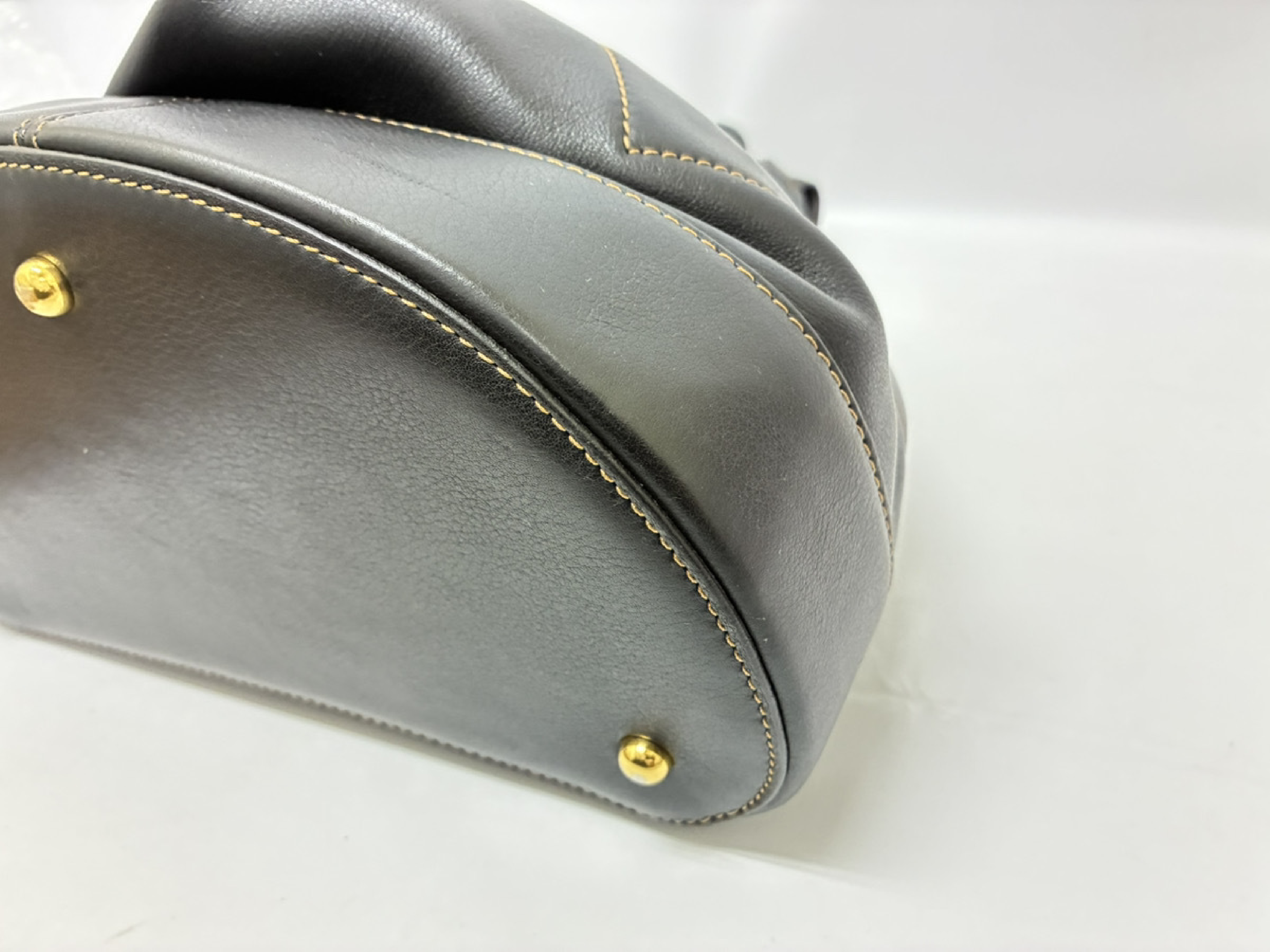 Anton Backpack, Leather/Black — view 4