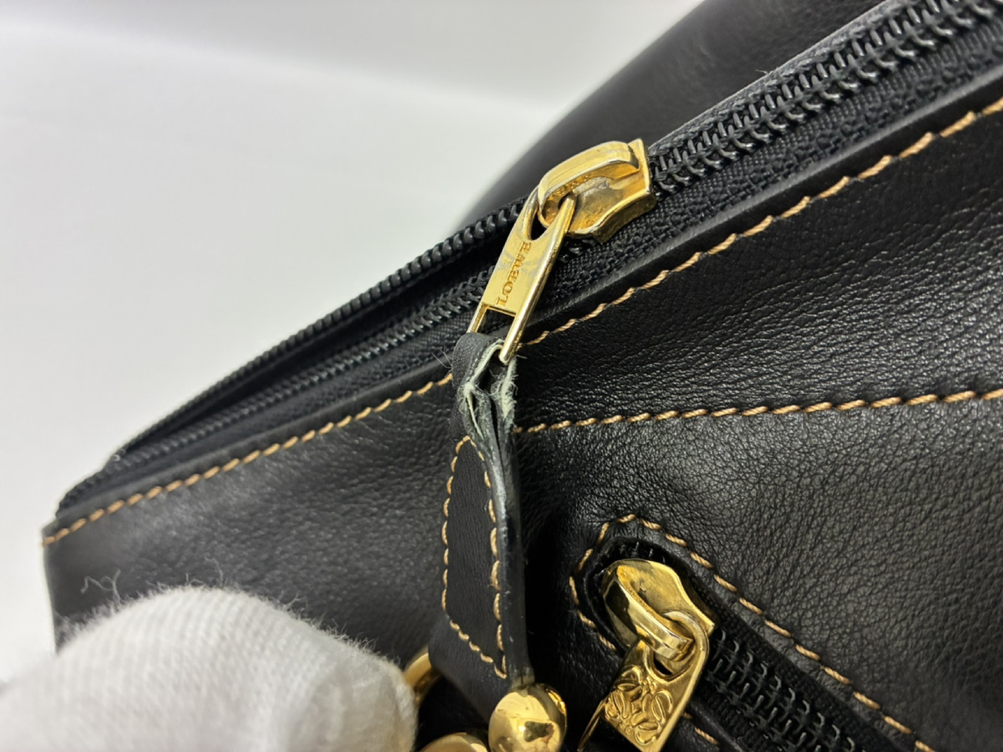 Anton Backpack, Leather/Black — view 7