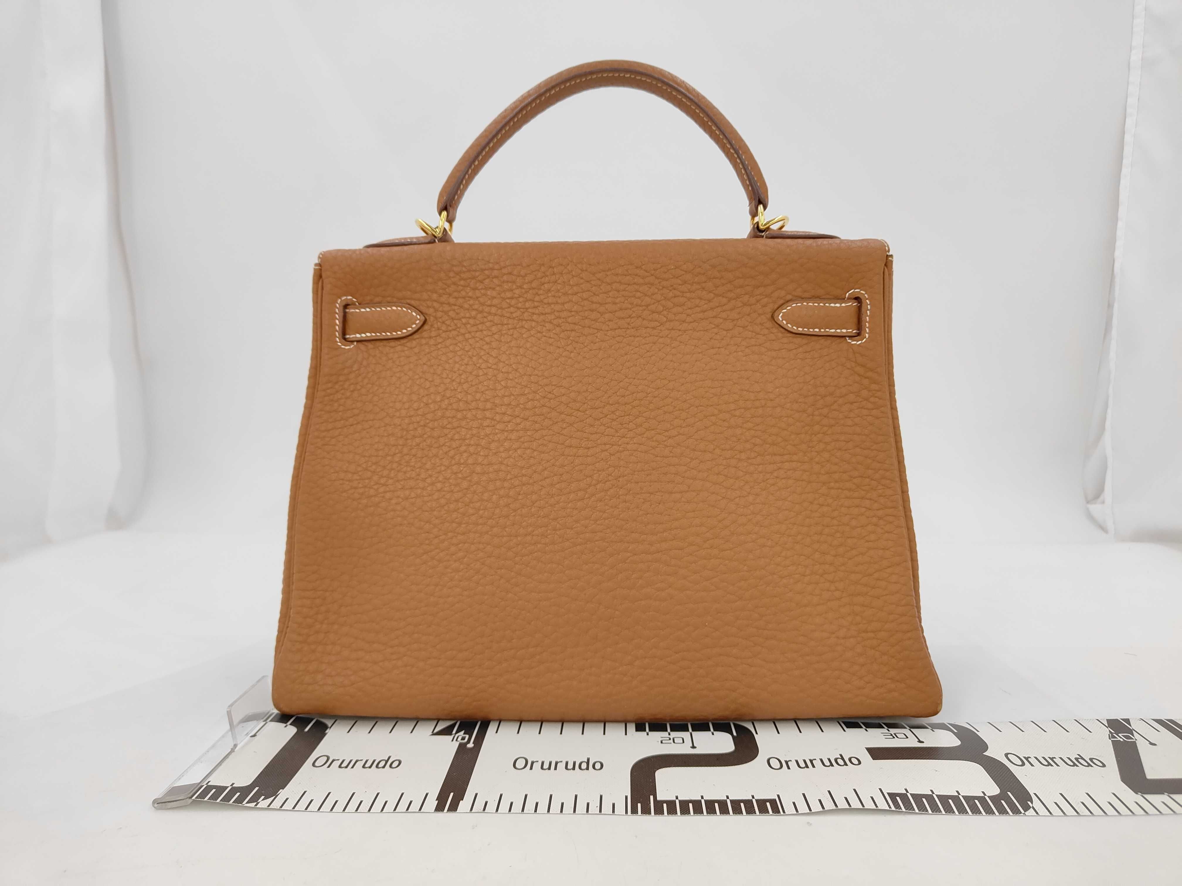 Kelly 32 Brown Handbag ( L stamp) — view 2