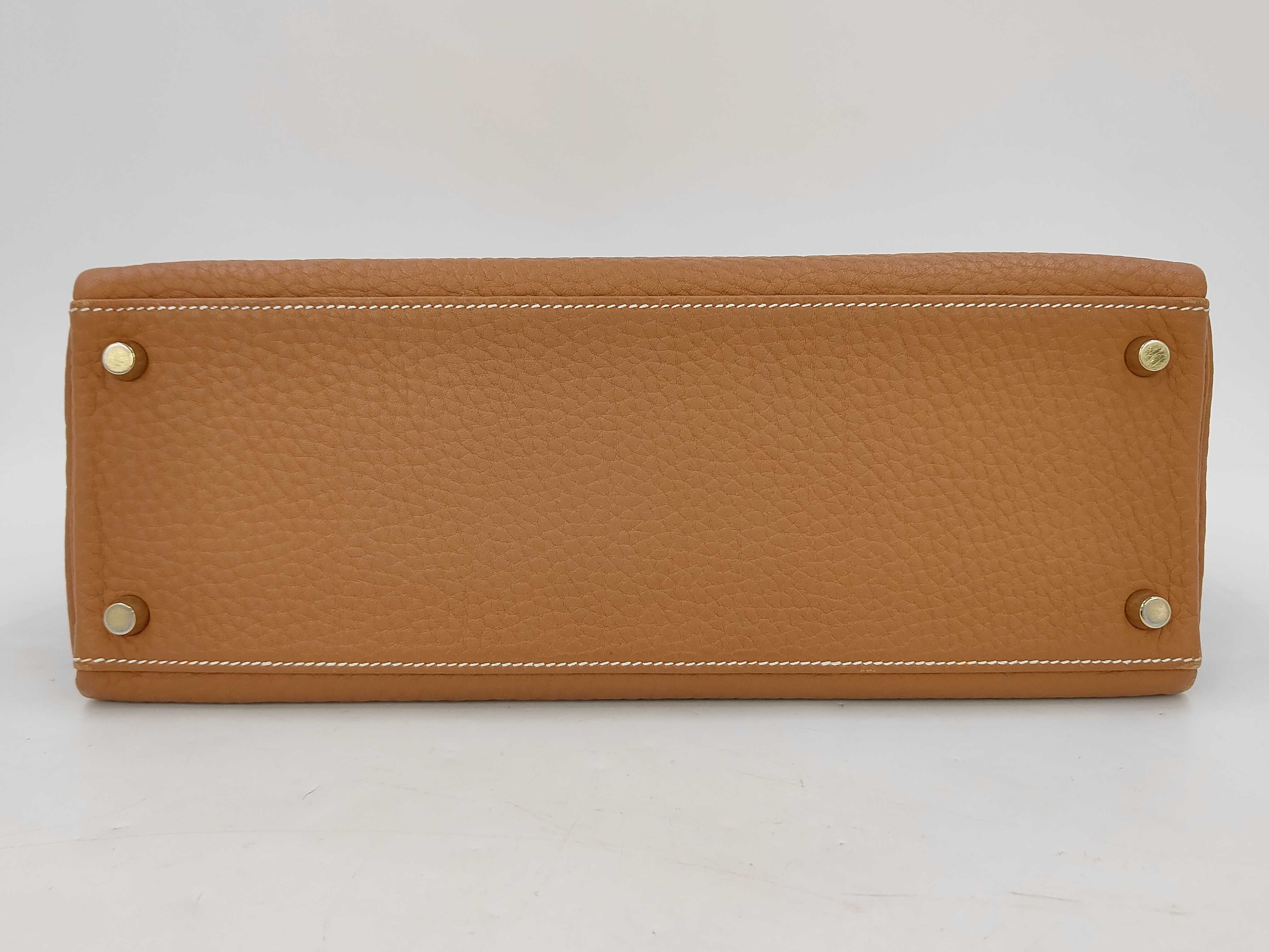 Kelly 32 Brown Handbag ( L stamp) — view 6