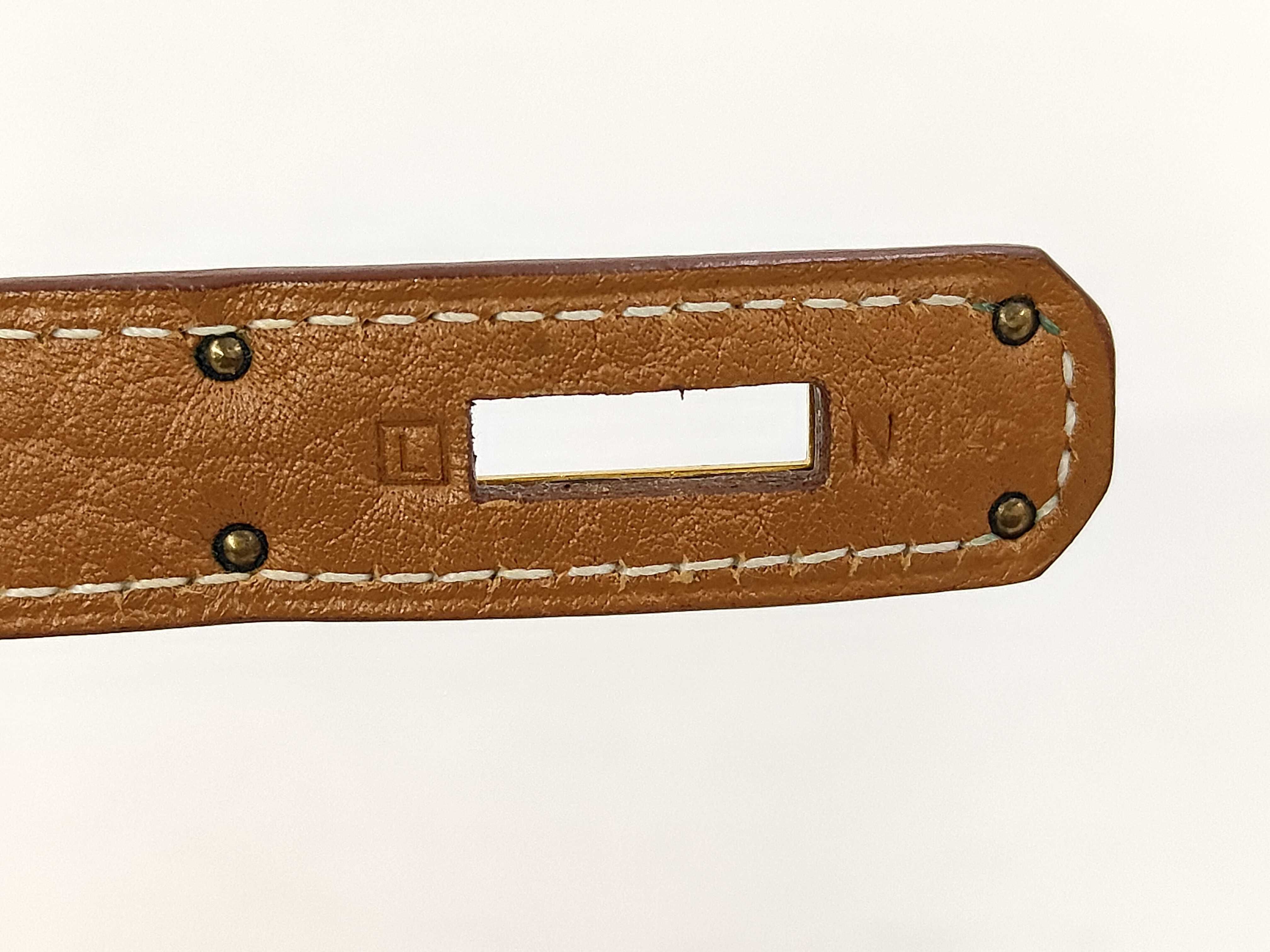 Kelly 32 Brown Handbag ( L stamp) — view 10