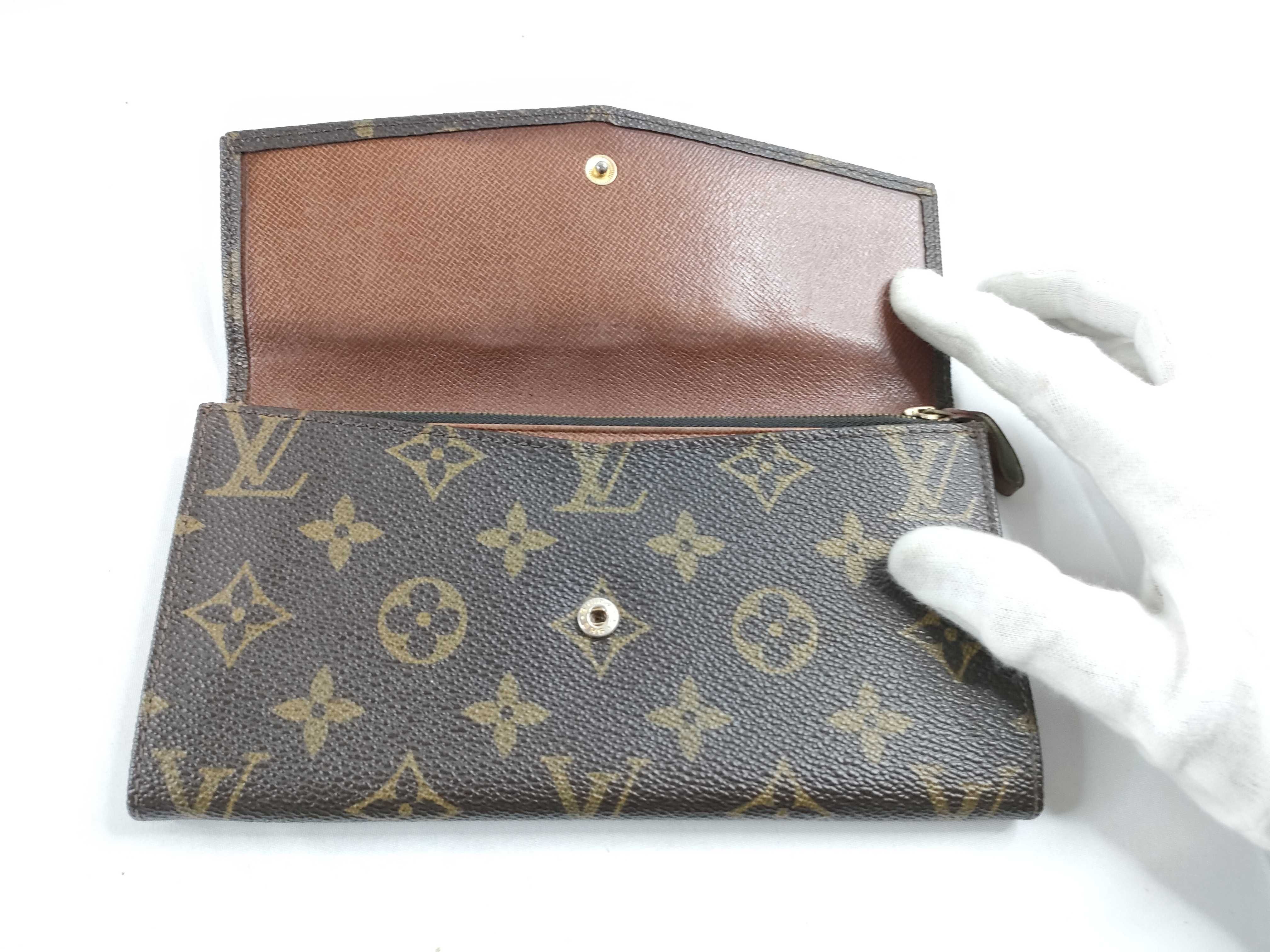 Monogram Louis Vuitton Monogram Long Wallet — view 8