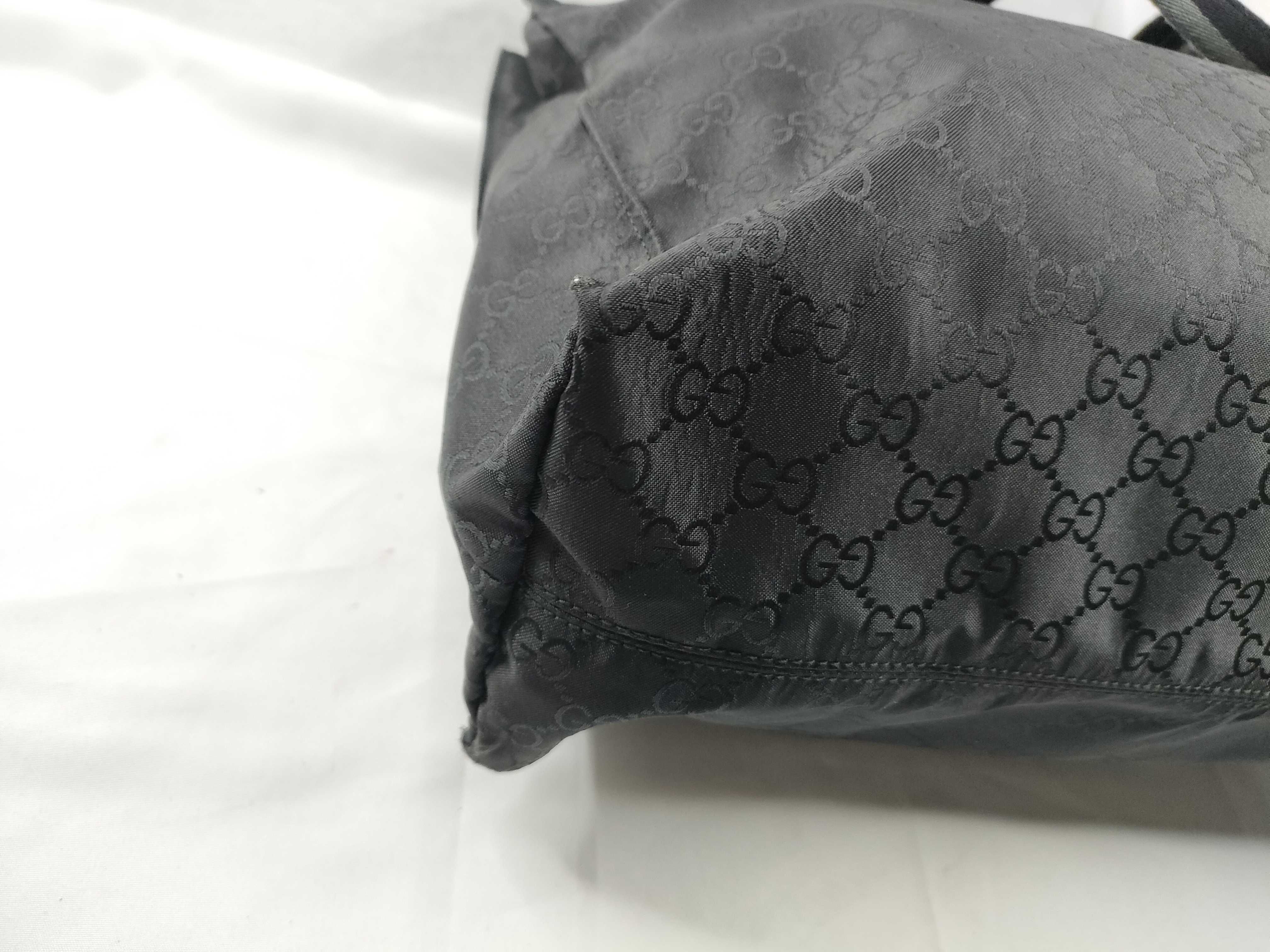 tote bag, Sherry line, leather, GG pattern, black. — view 3