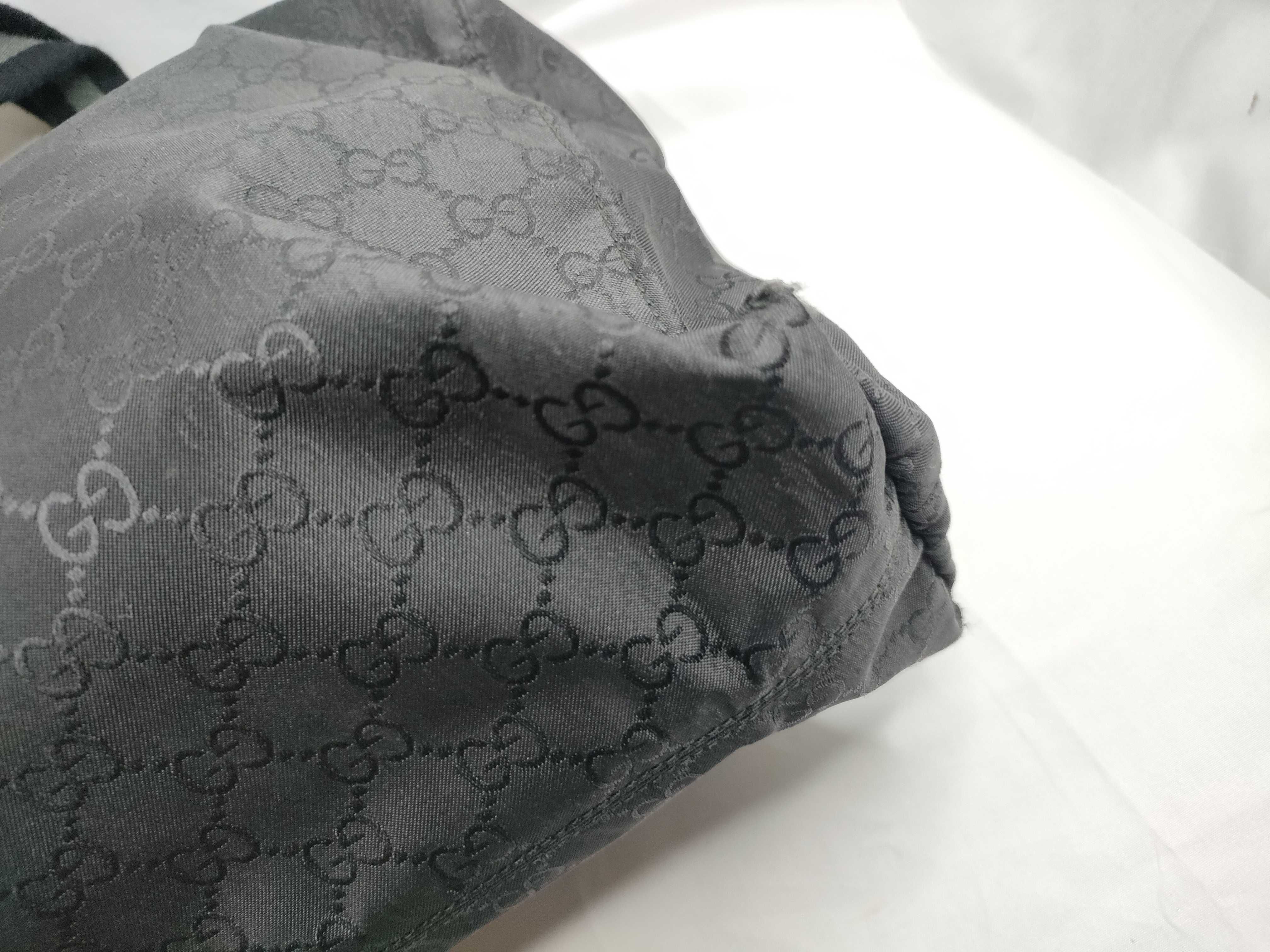 tote bag, Sherry line, leather, GG pattern, black. — view 5