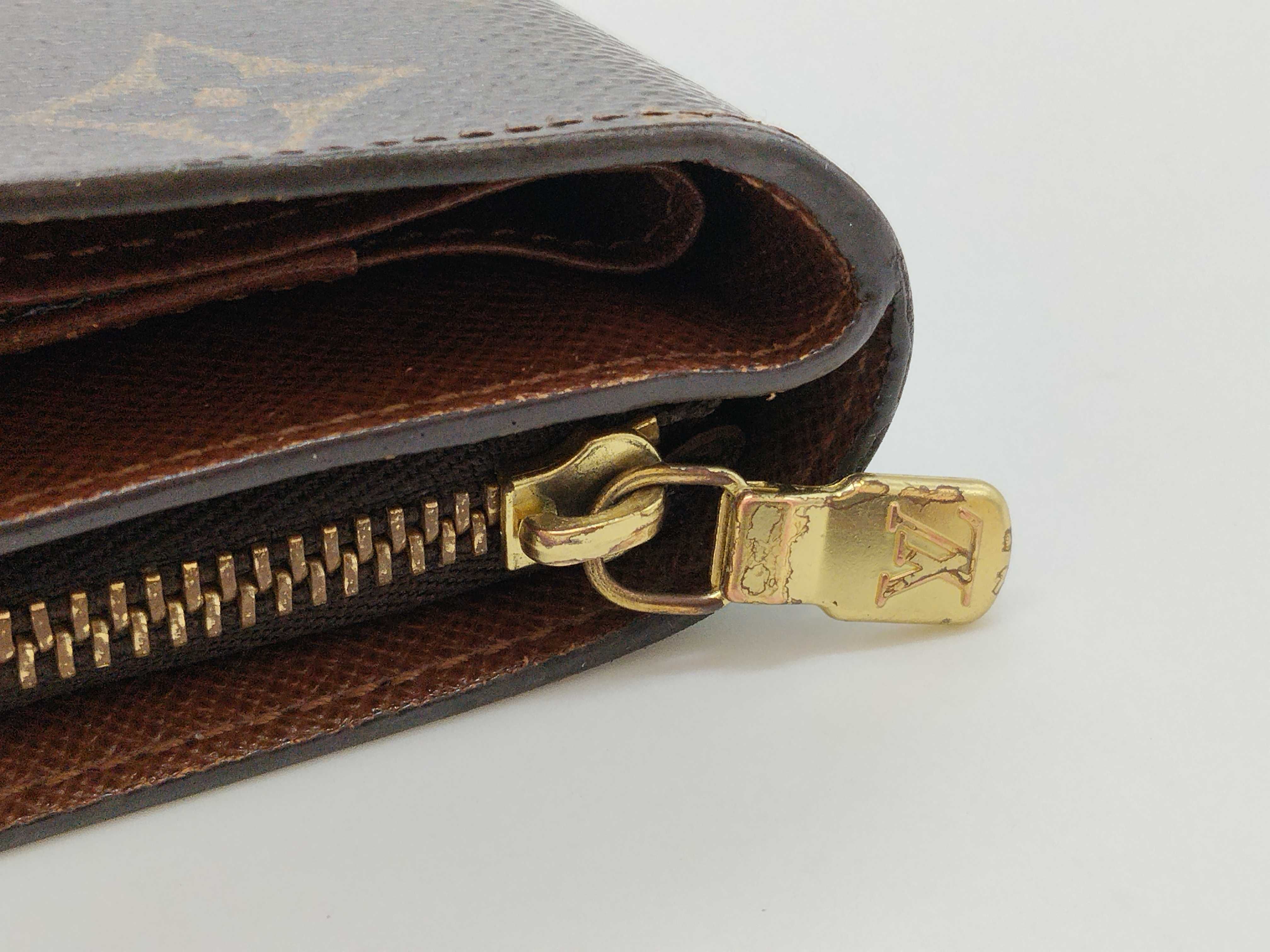 Monogram Louis Vuitton Compact Zip Wallet — view 14