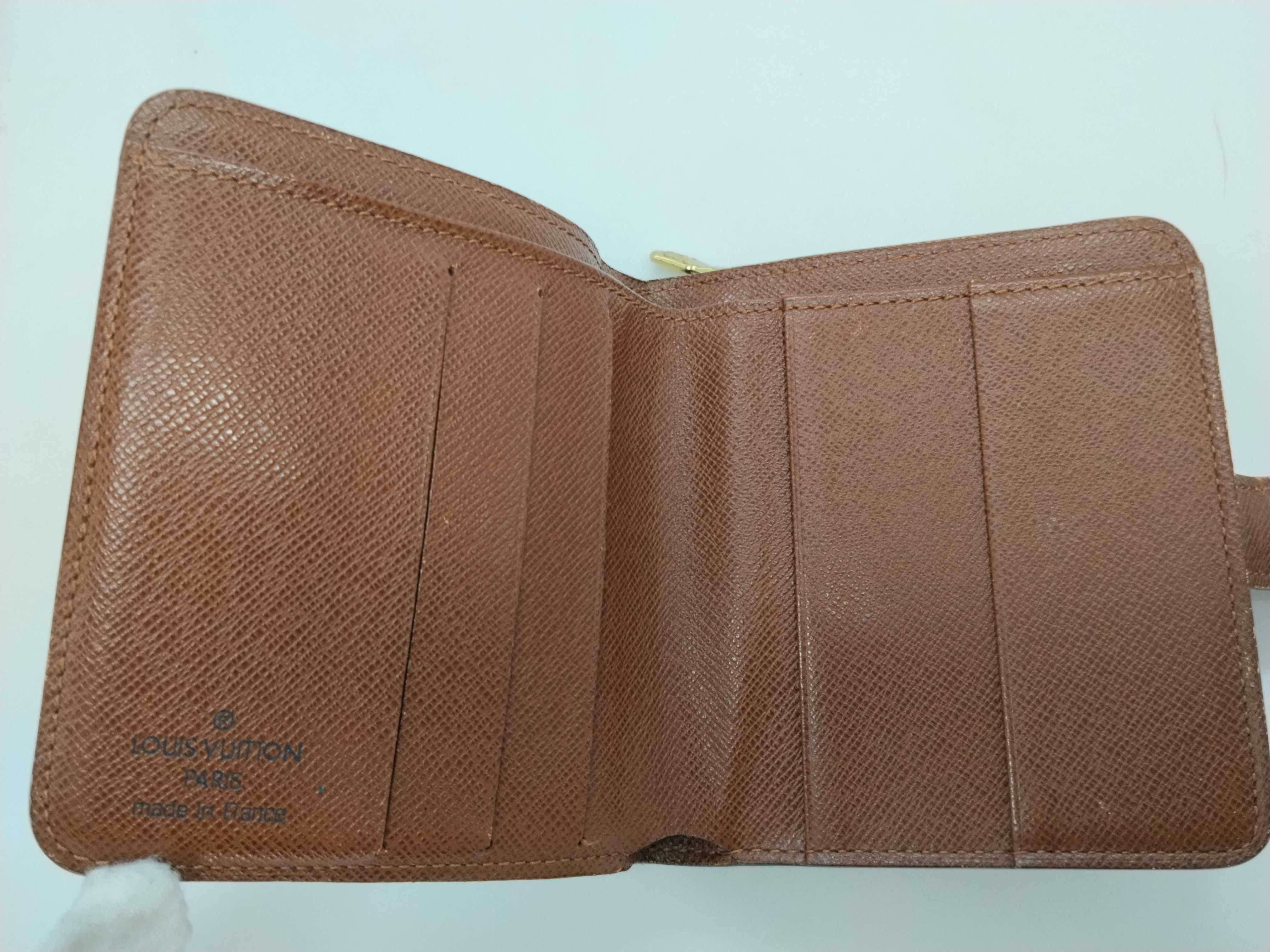 Monogram Louis Vuitton Compact Zip Wallet — view 9
