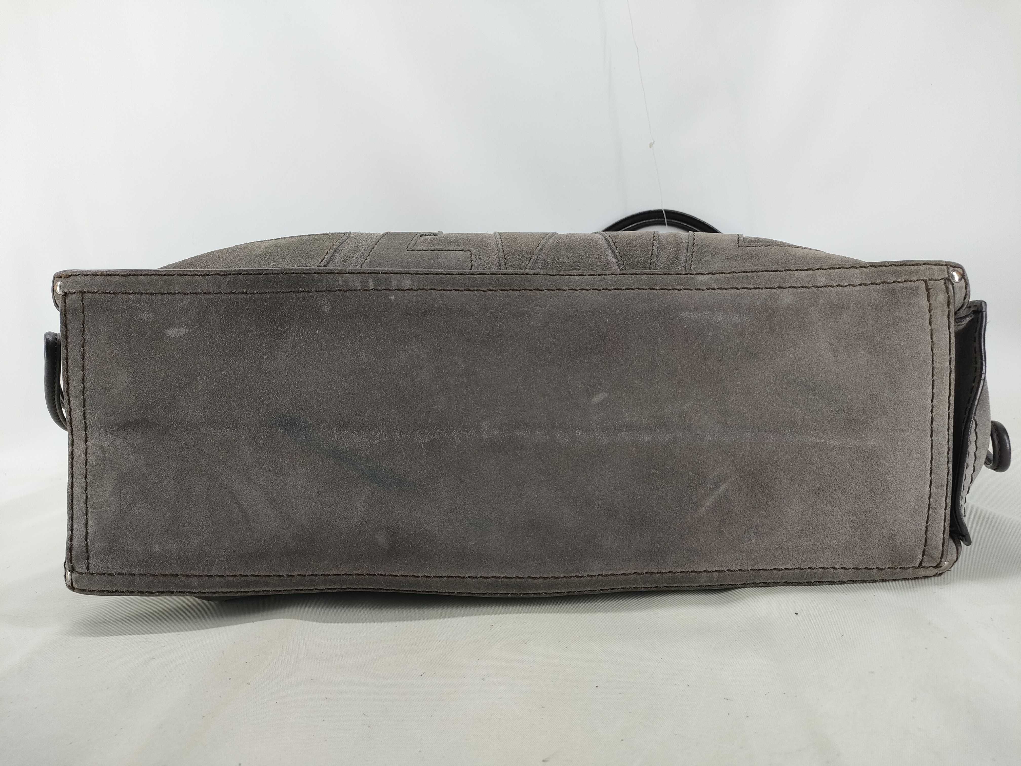 Suede Shopper Tote Bag — view 3
