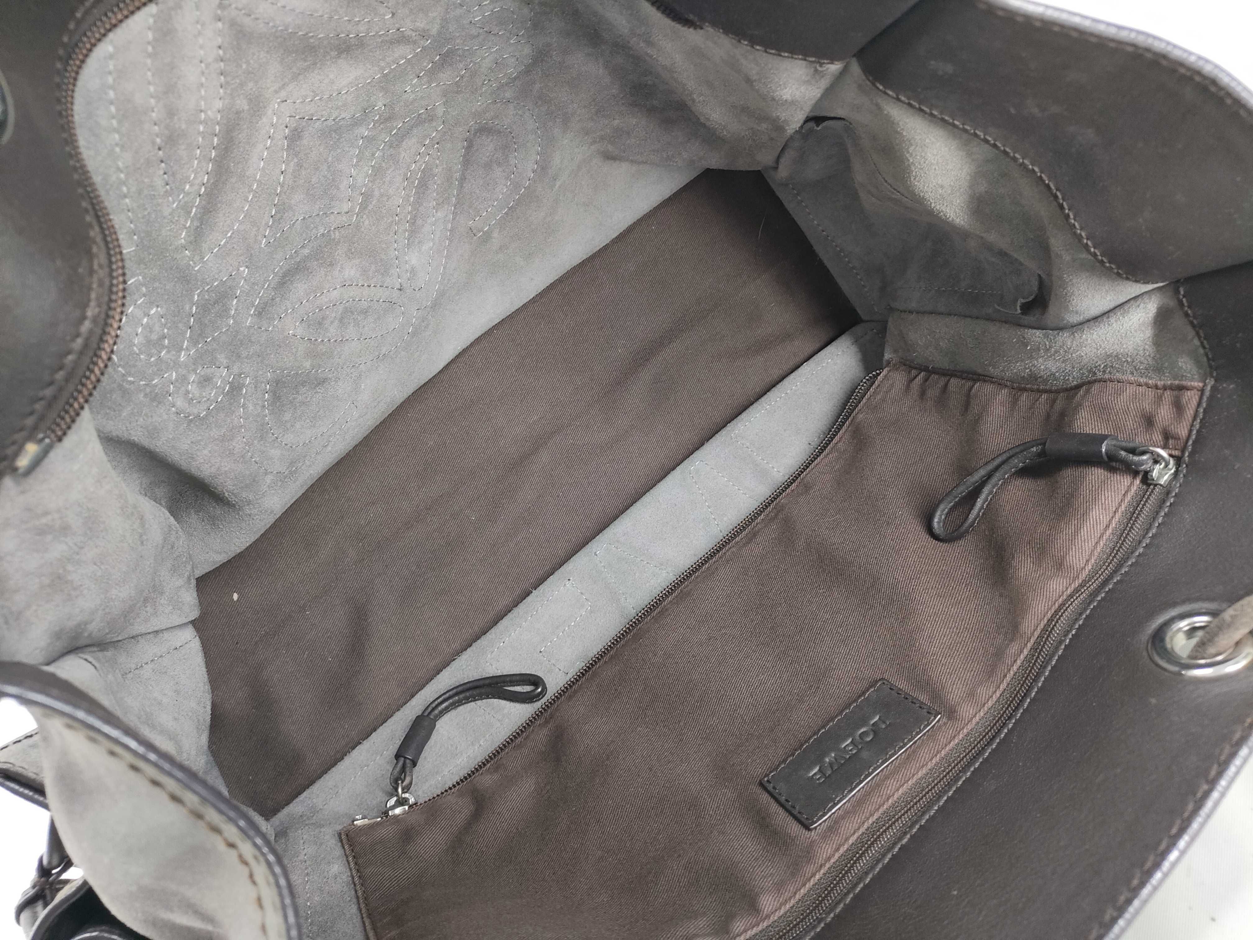 Suede Shopper Tote Bag — view 8
