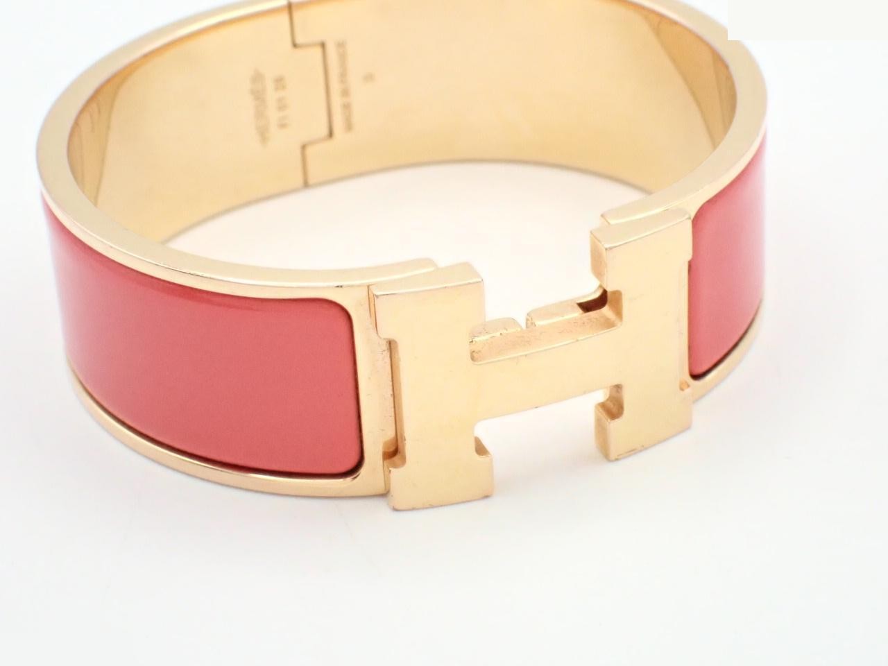 Bracelet, "Click H", Orange, Wrist circumference approx. 16cm — view 3