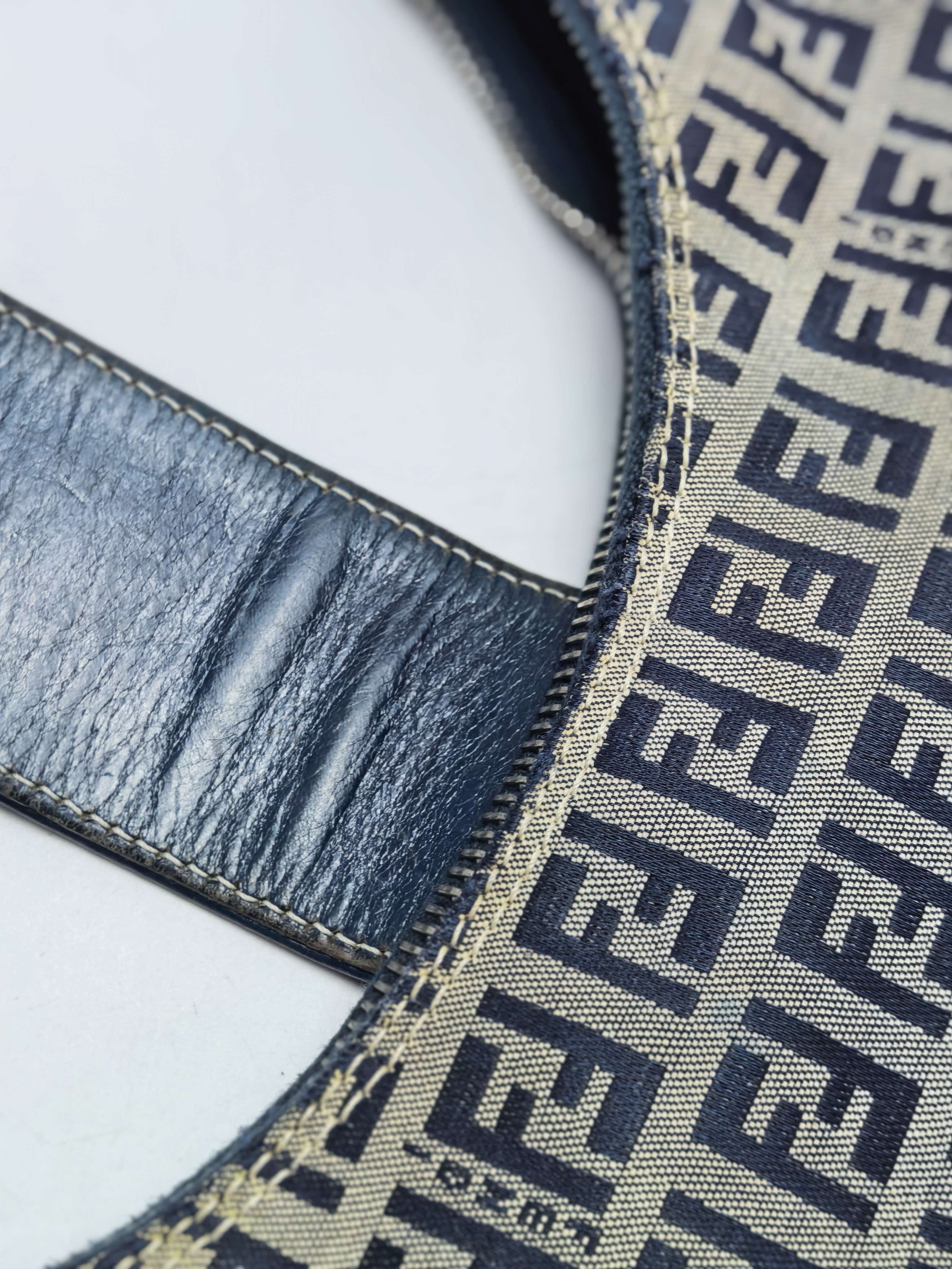 【*Shipped from: China*】FENDI Moon Hobo Canvas Handbag — view 13