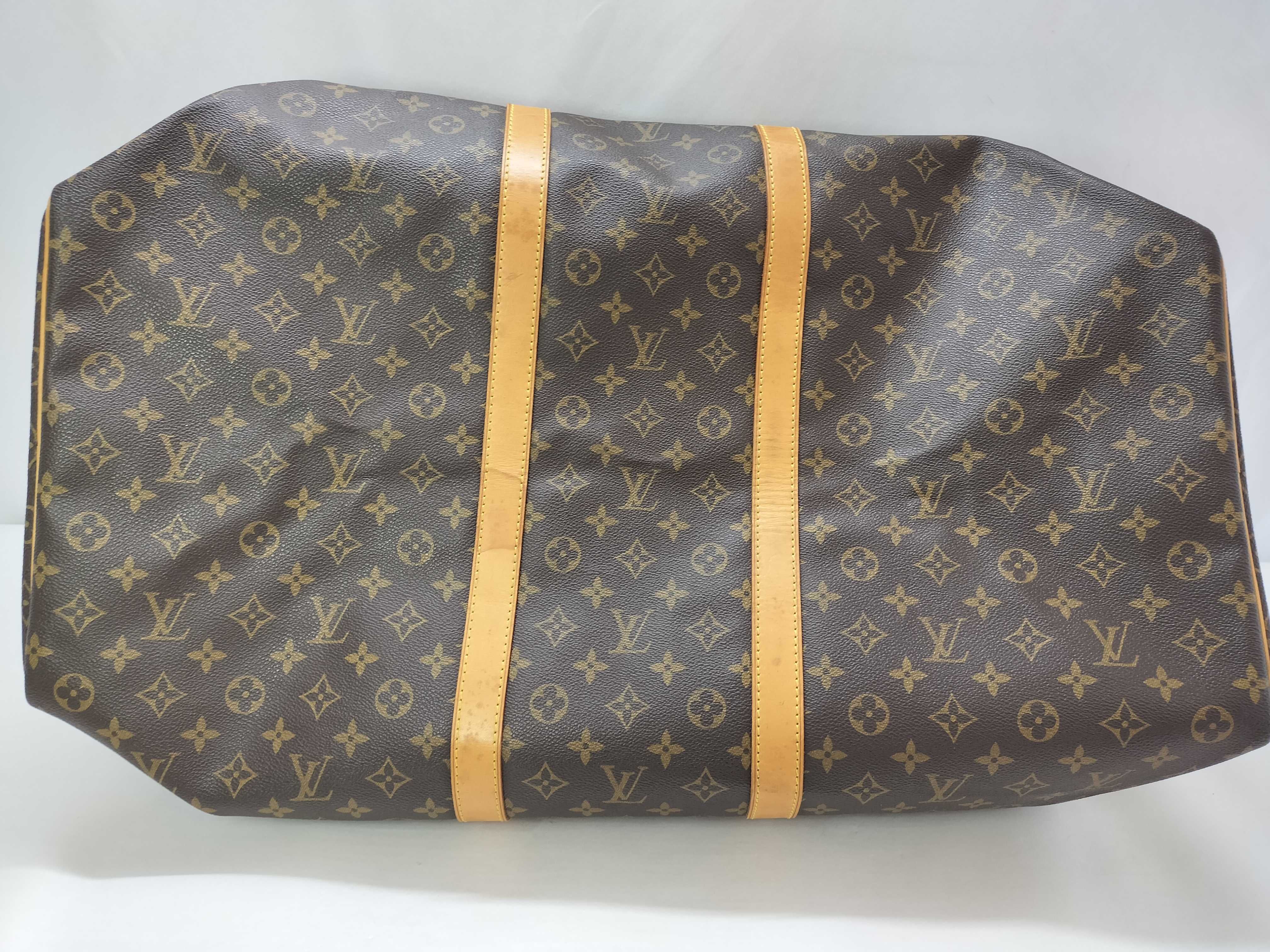 Monogram Vuitton Keepall Boston Bag — view 14