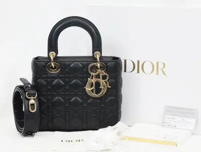 My Lady Dior Black Shoulder Bag